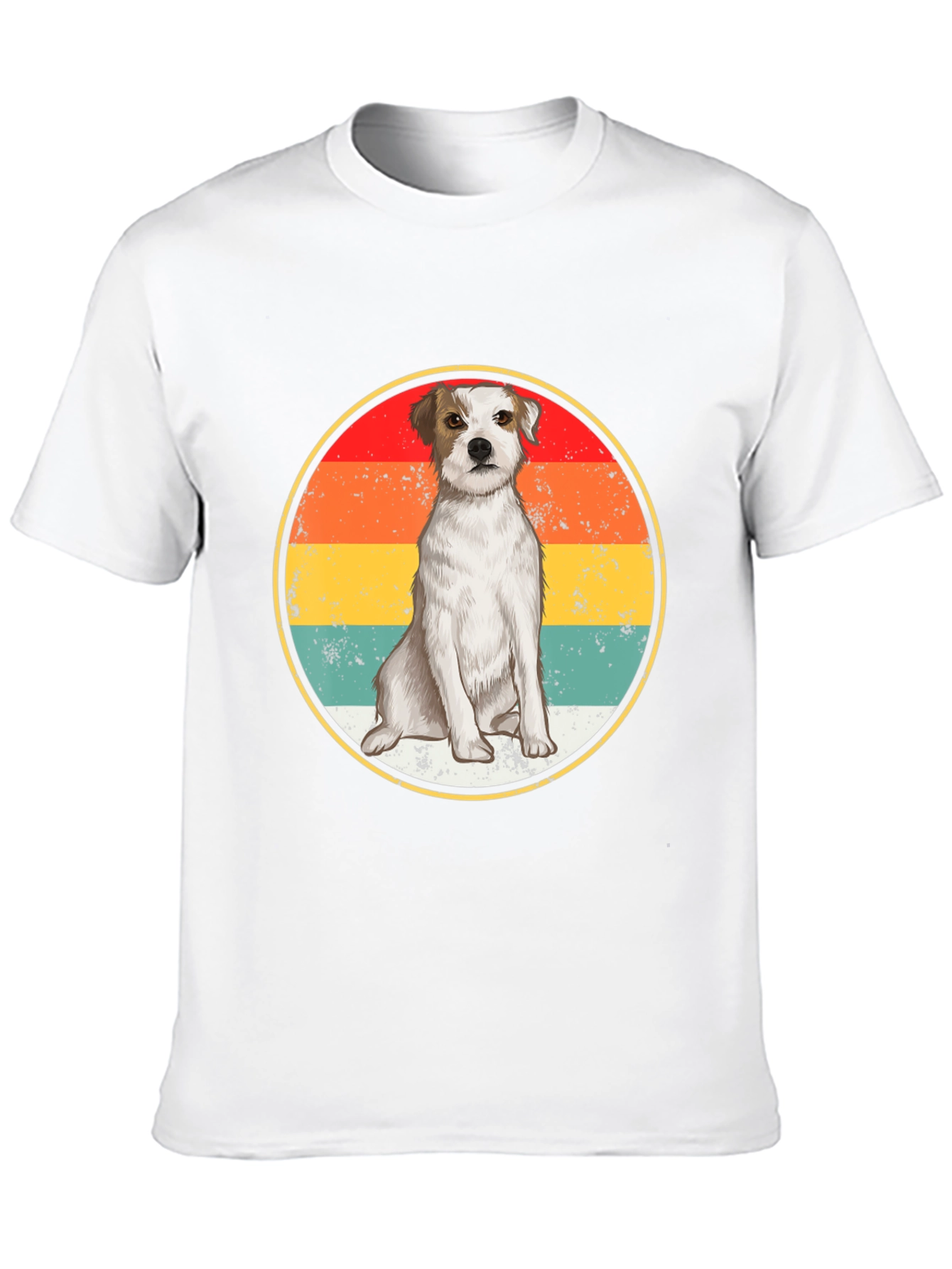 Vintage Sunset Dog T-Shirt – Retro Dog Lover Graphic Tee