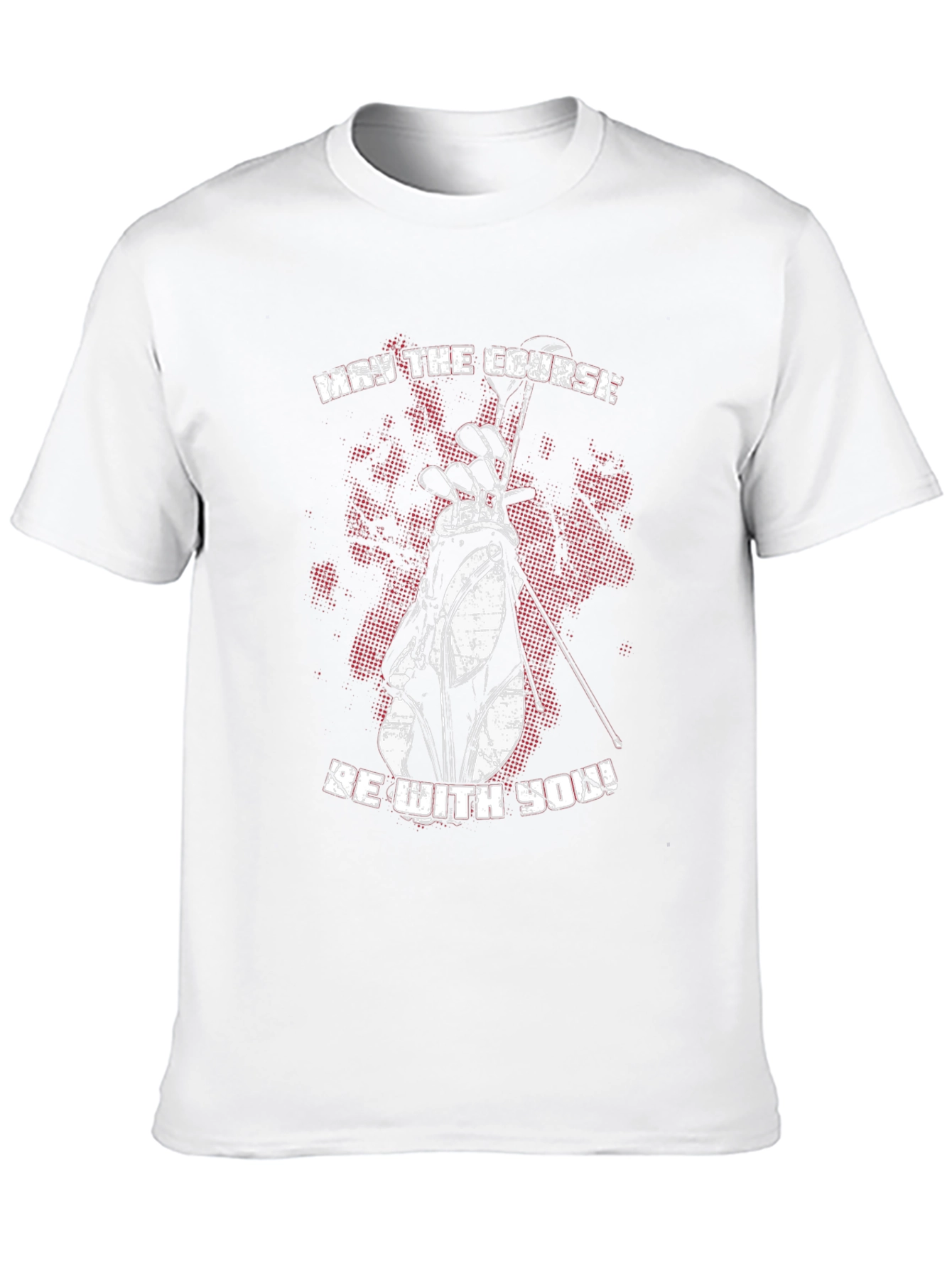 May the Course Be With You Golf T-Shirt