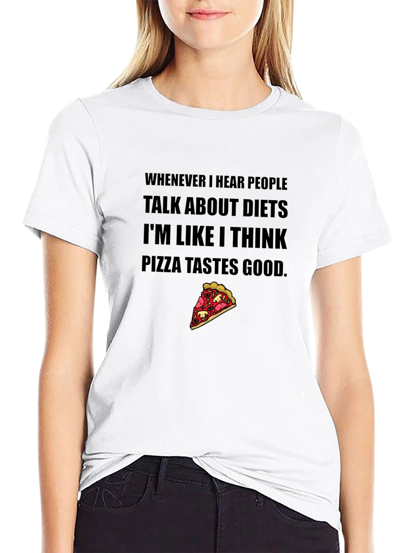 Pizza Diet T-Shirt - Funny Foodie Tee
