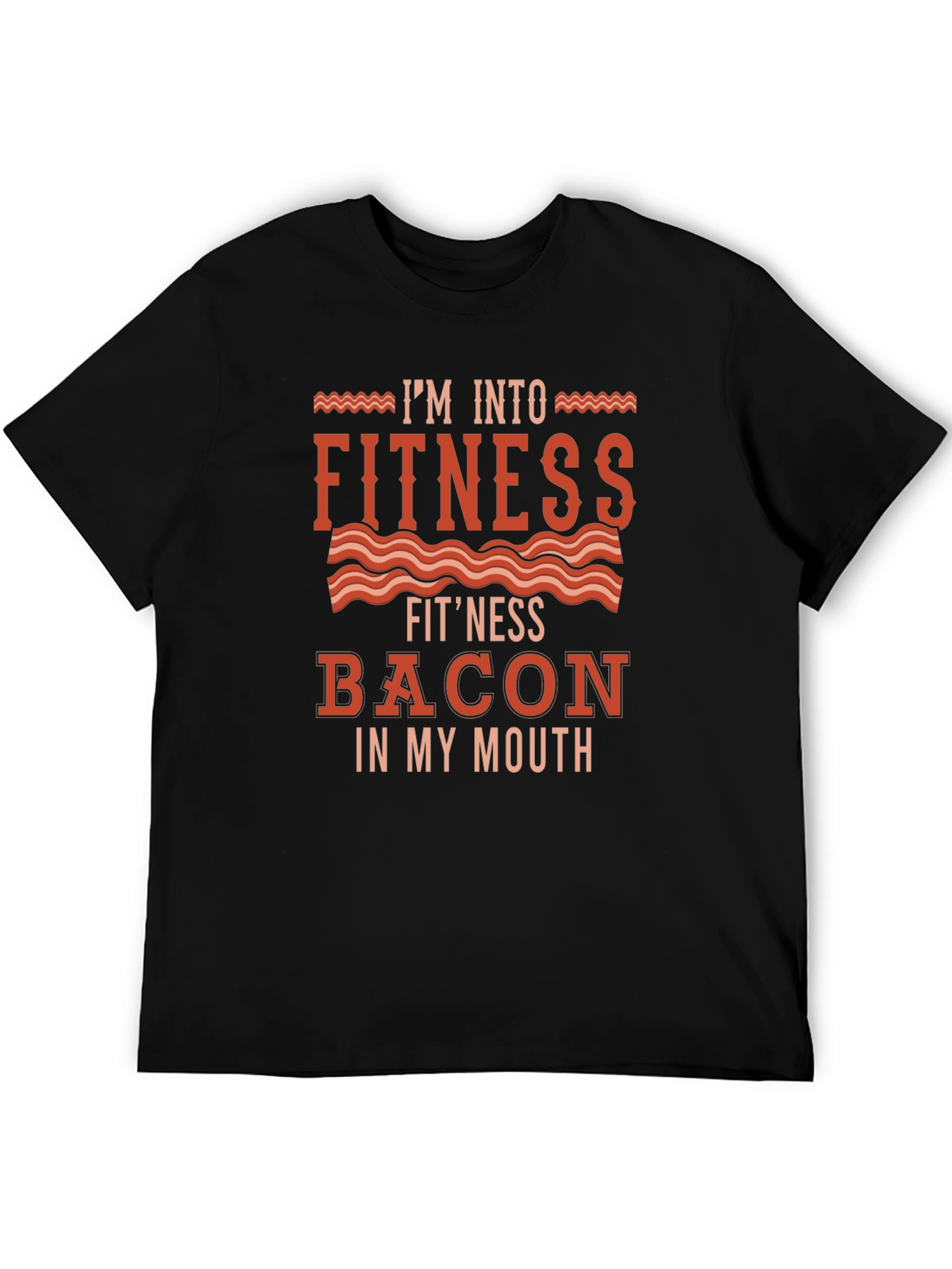 Funny Fitness Bacon T-Shirt