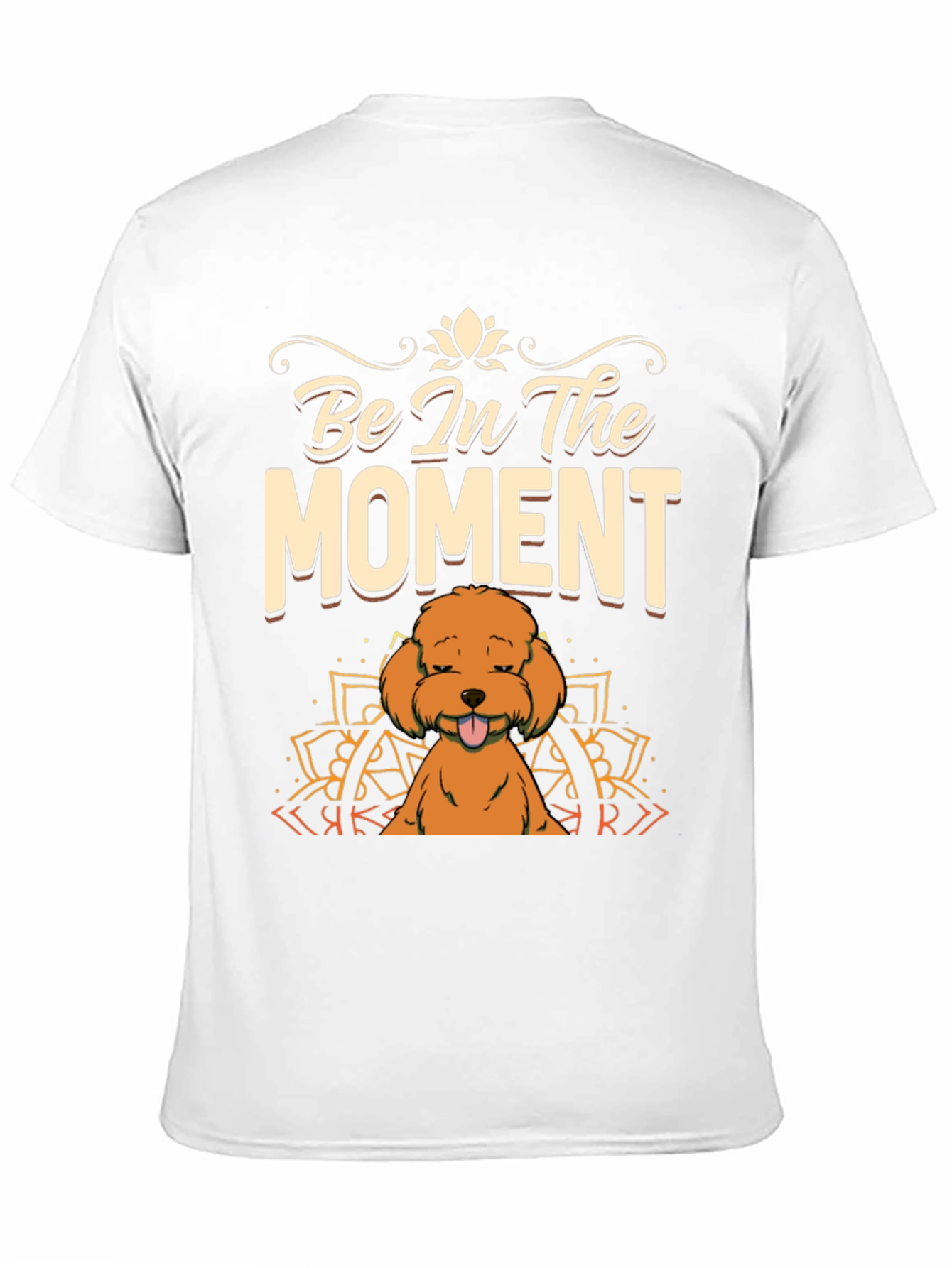 Be In The Moment Poodle T-Shirt - Black
