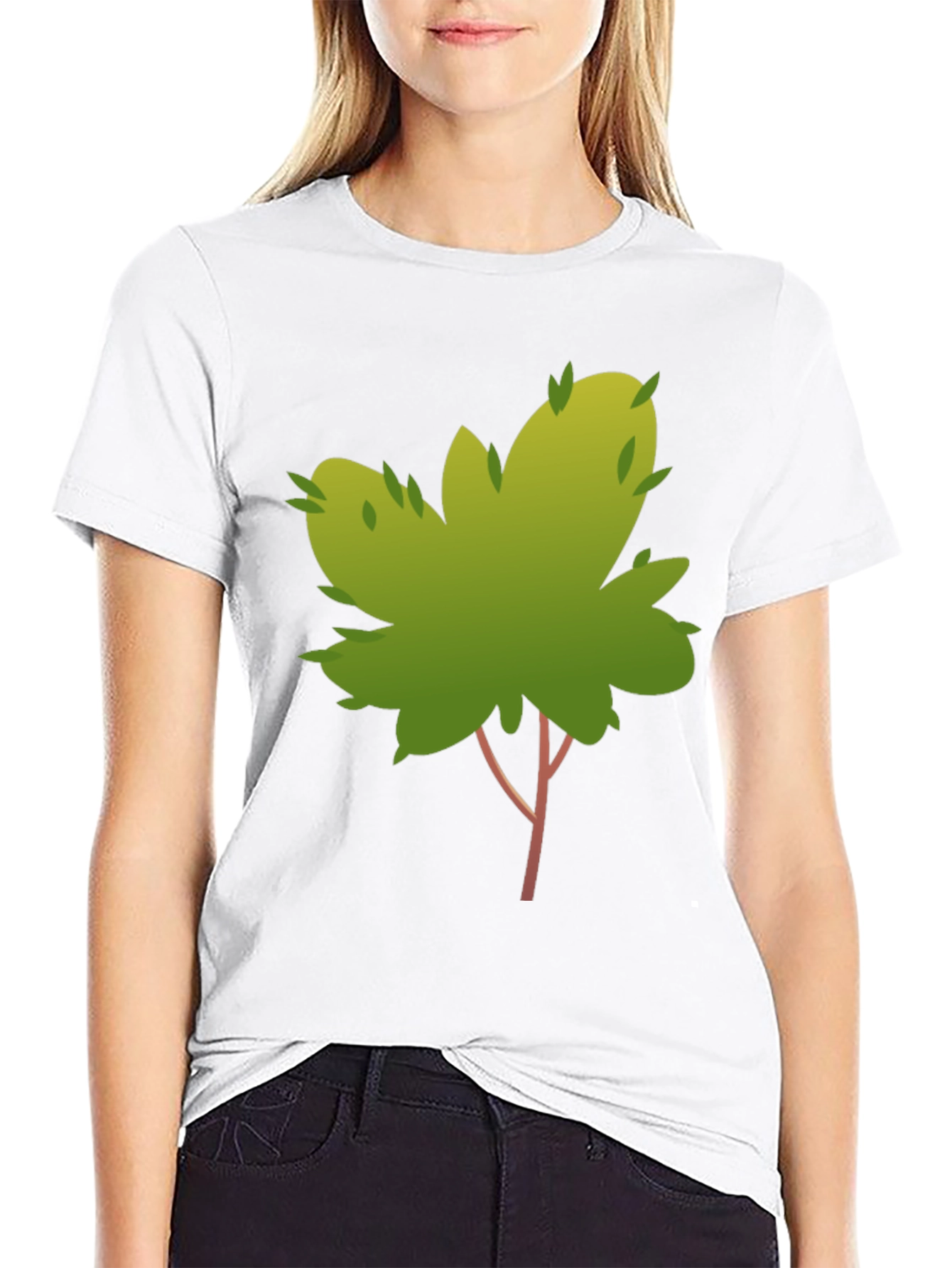 Nature Tree Graphic Tee - Stylish Black Cotton T-Shirt
