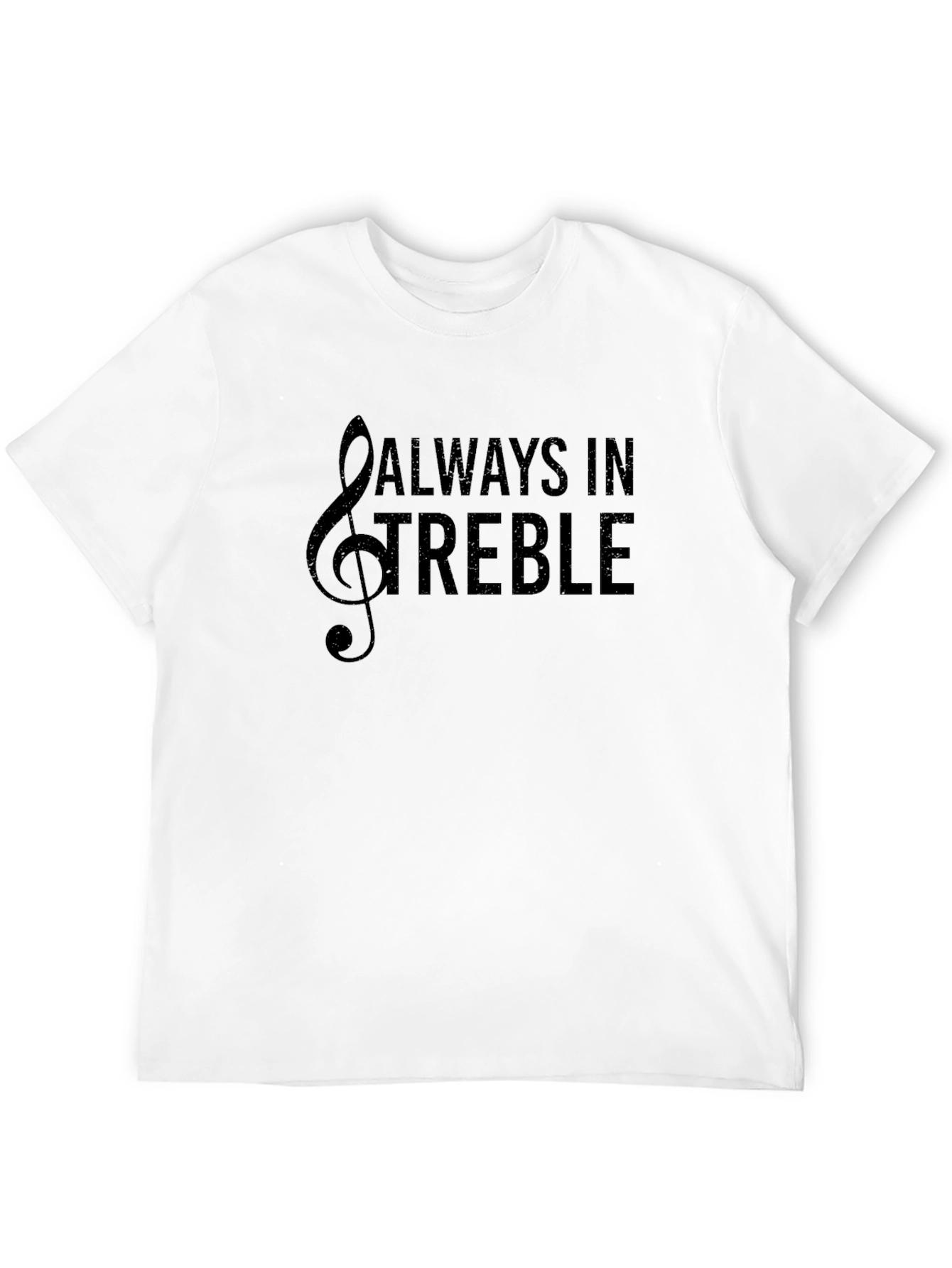 Always In Treble Black Graphic T-Shirt