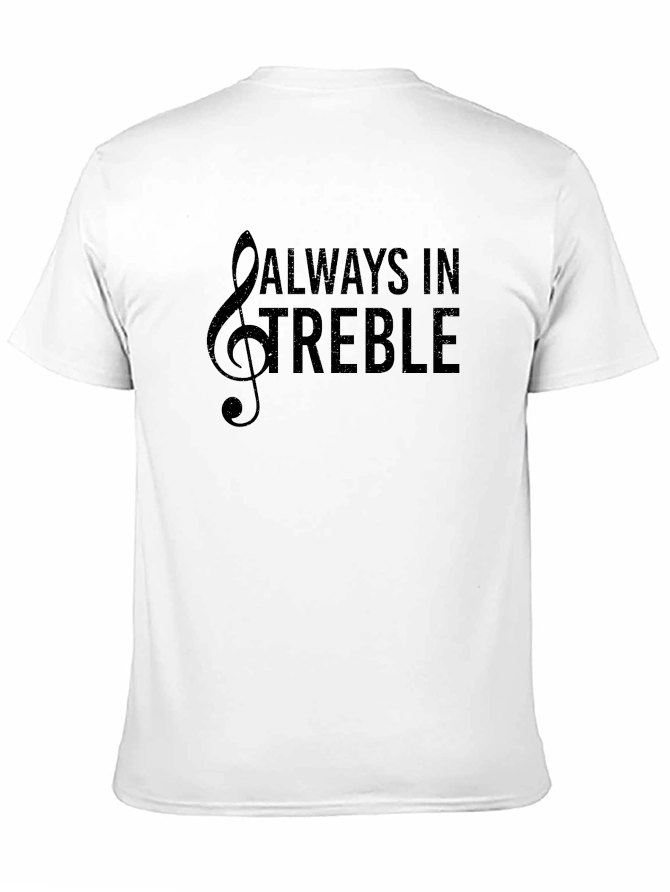 Always In Treble Black Graphic T-Shirt