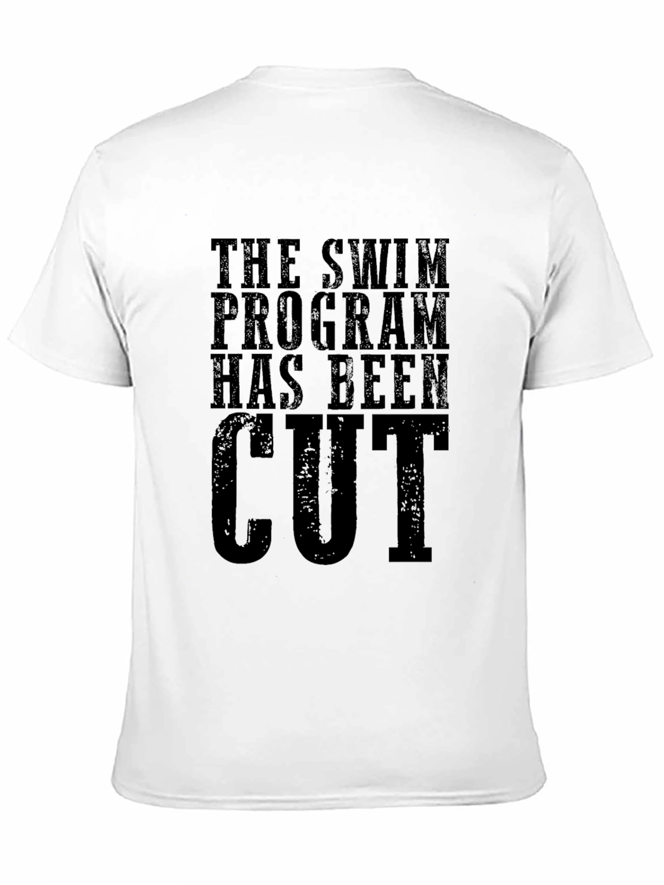 Swim Program Cut T-Shirt - Unisex Black Tee