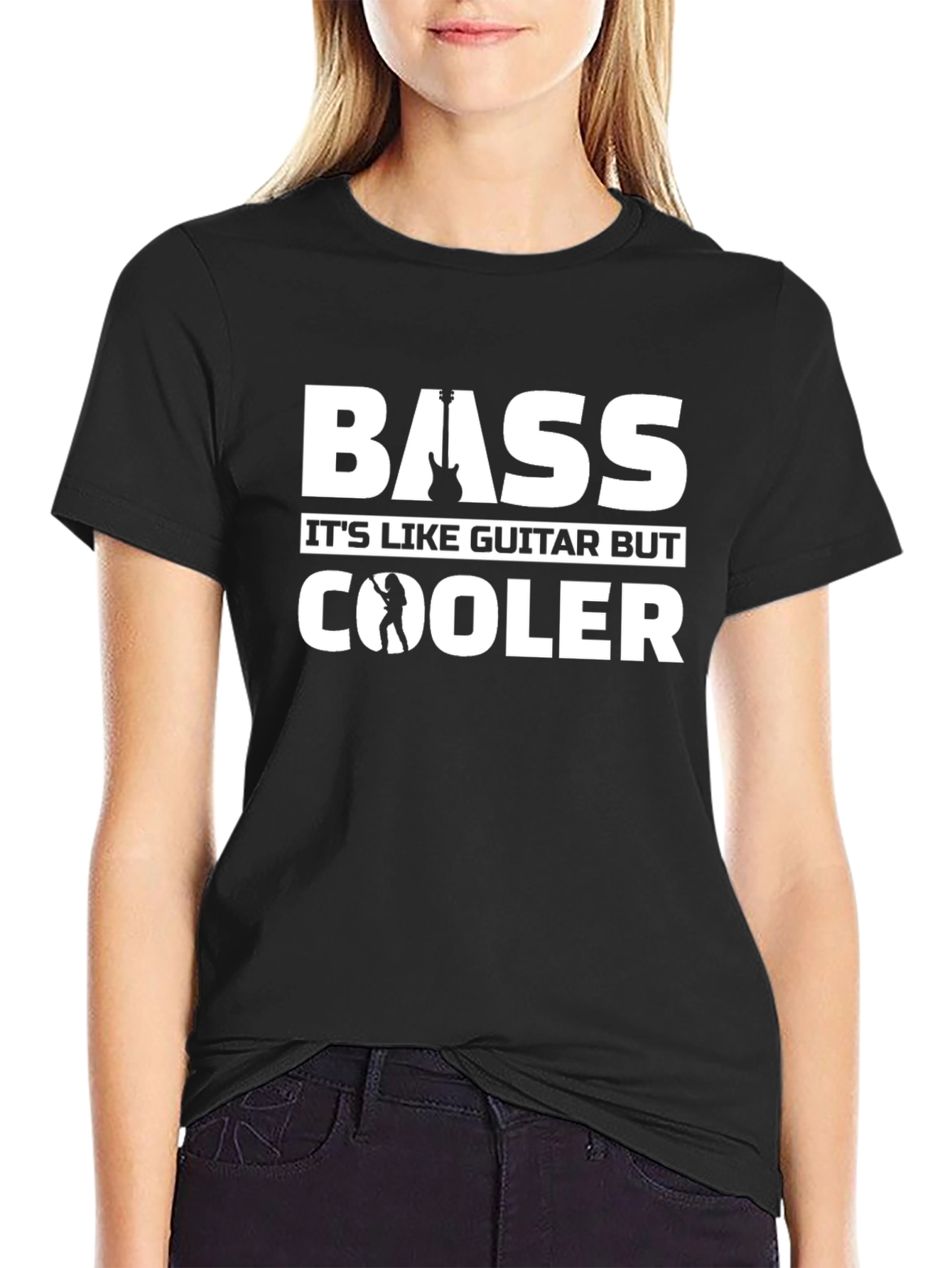 Bass Guitar T-Shirt - Its Like Guitar But Cooler!