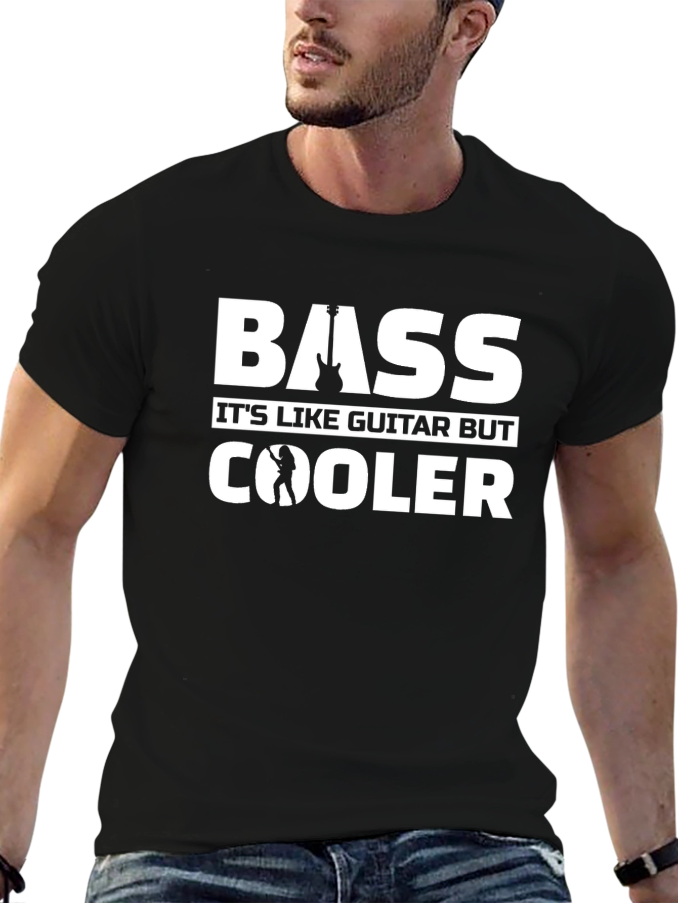 Bass Guitar T-Shirt - Its Like Guitar But Cooler!