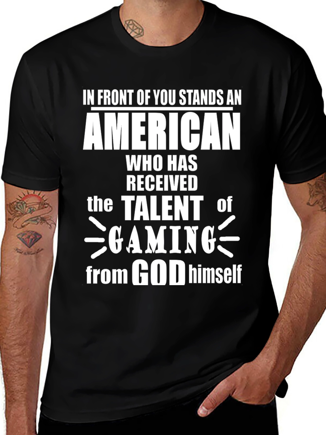 American Gamer T-Shirt: Talent from God
