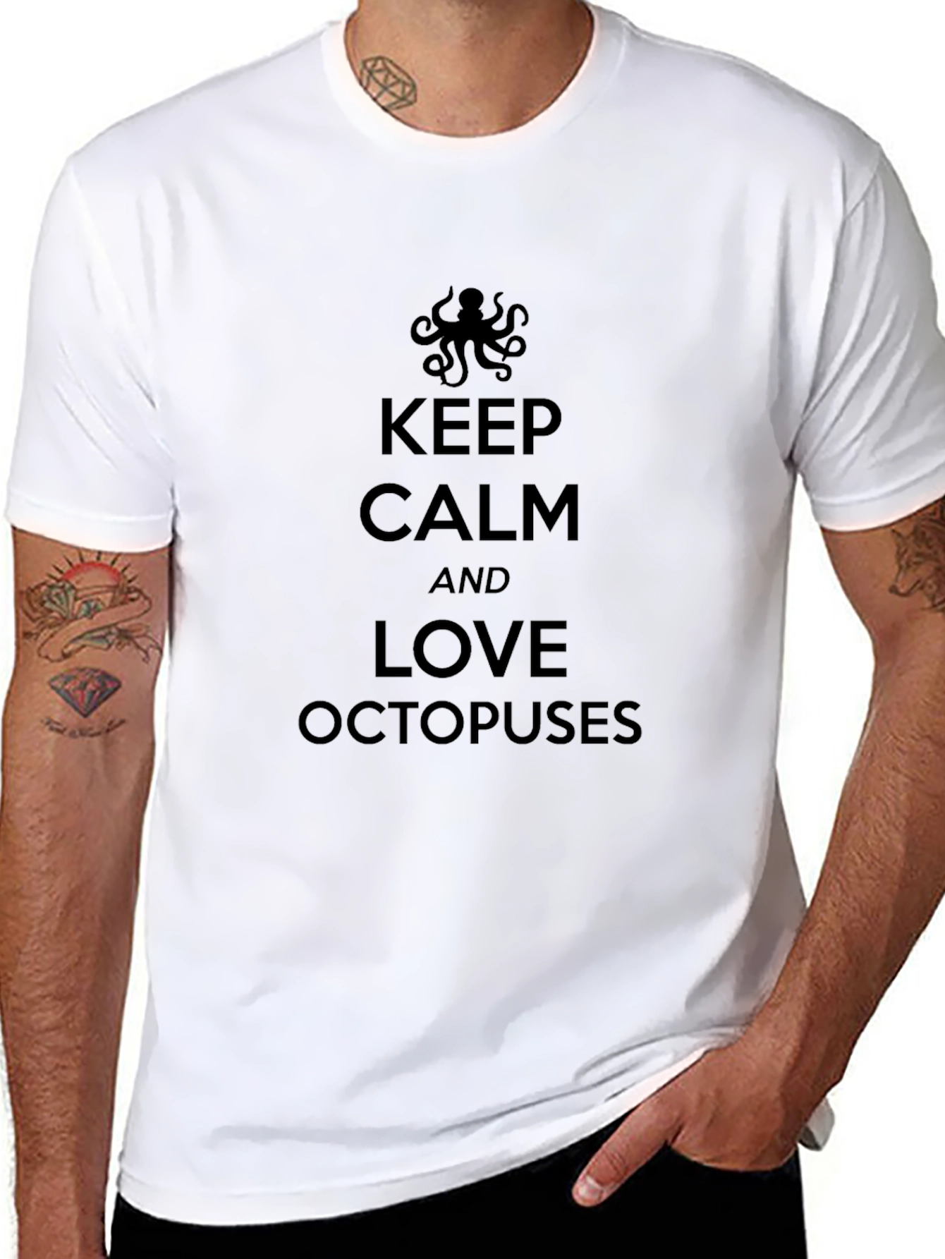 Keep Calm & Love Octopuses T-Shirt
