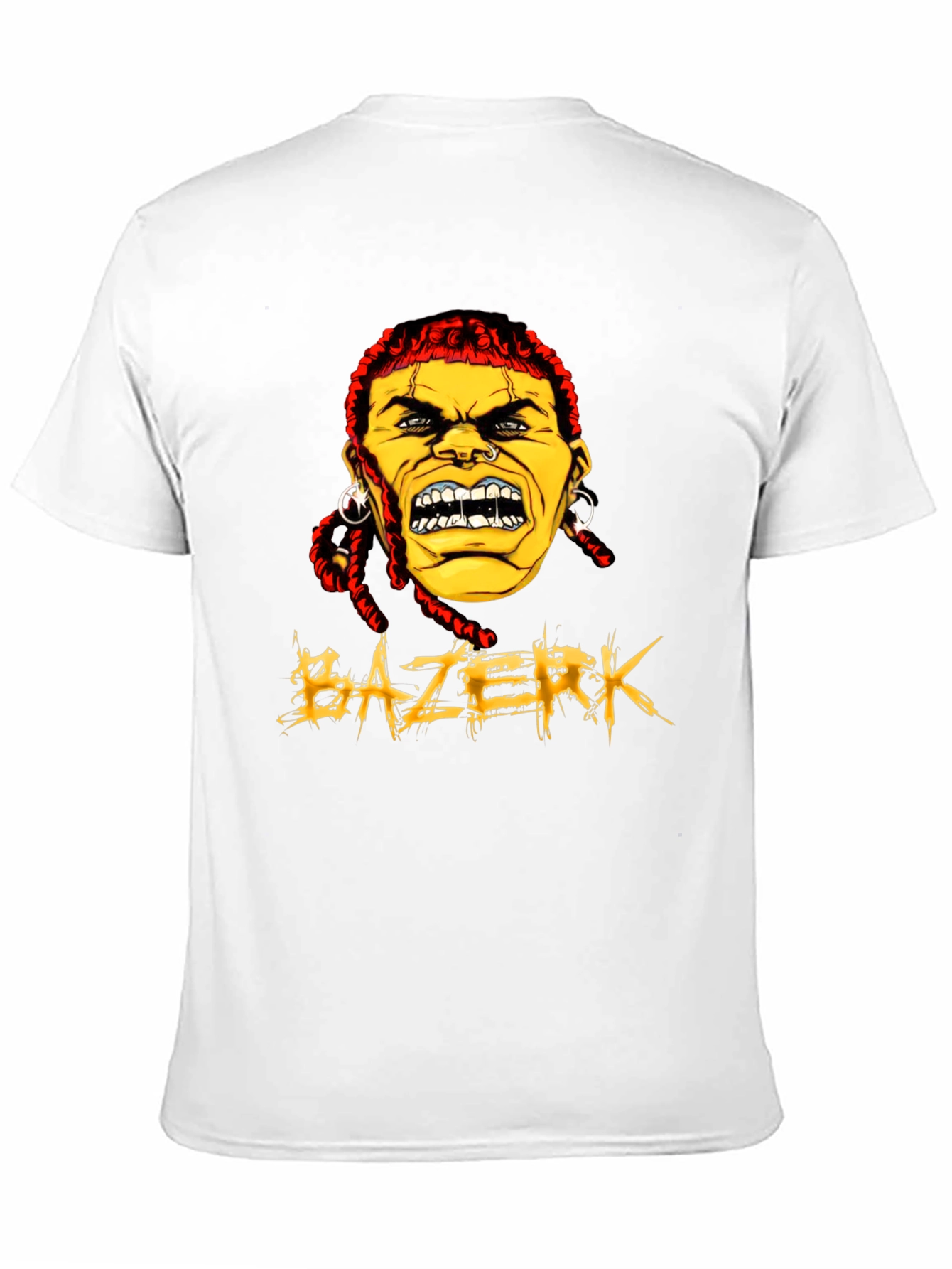 BAZERK Graphic Tee - Mens Black Crew Neck