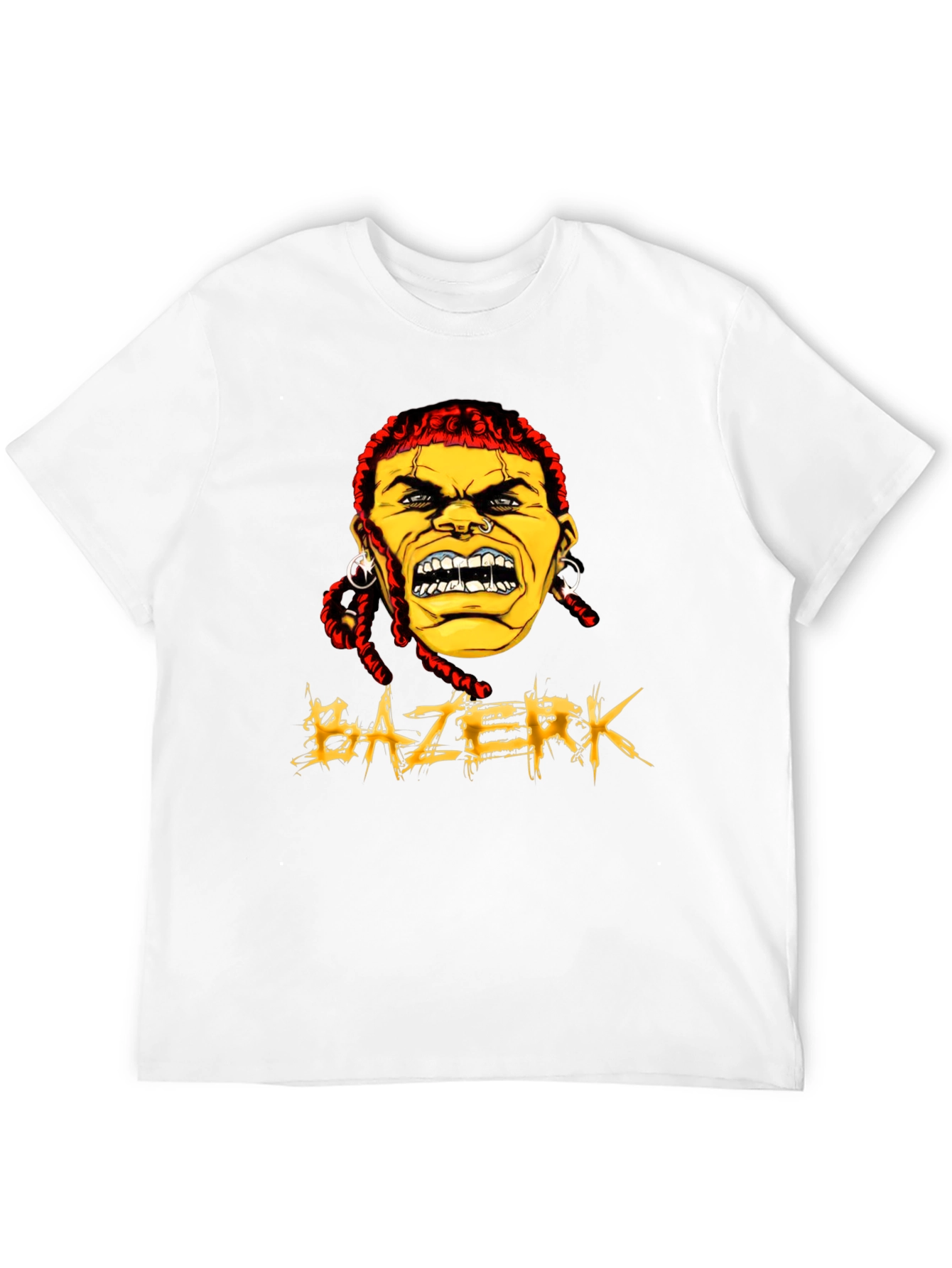 BAZERK Graphic Tee - Mens Black Crew Neck