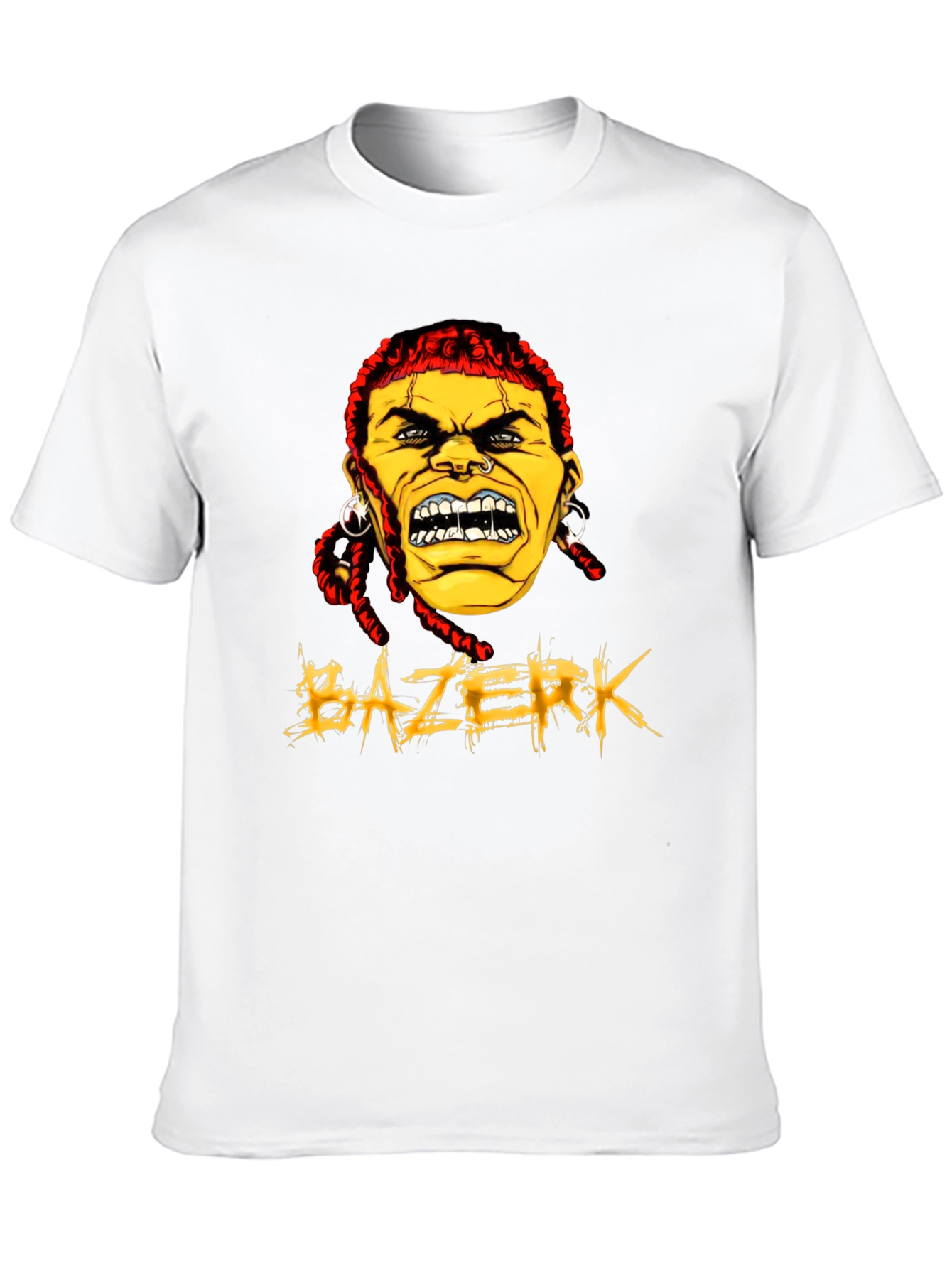 BAZERK Graphic Tee - Mens Black Crew Neck