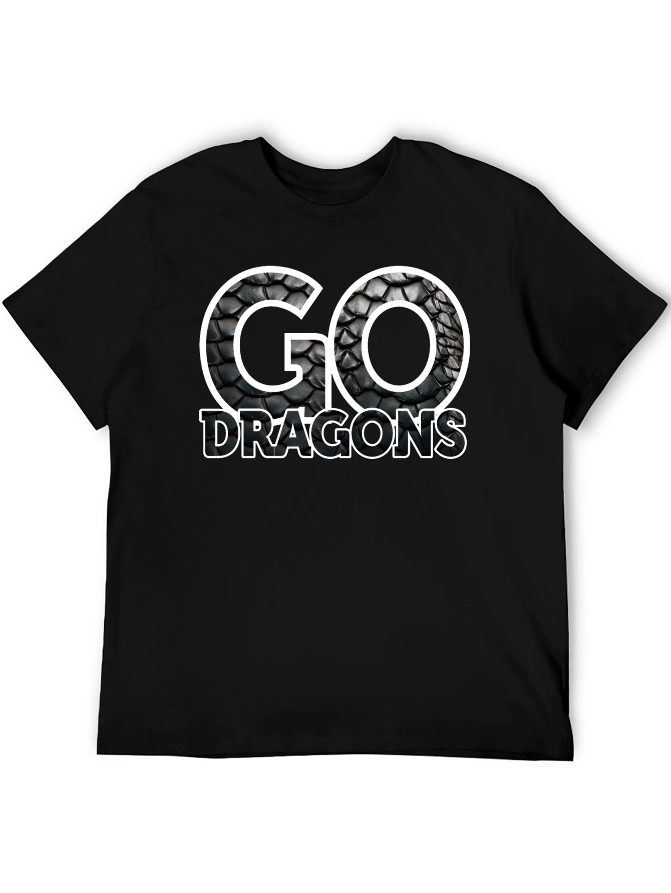 Go Dragons Graphic Tee - Black