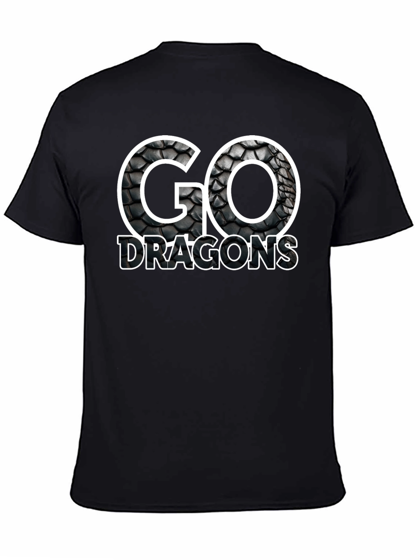Go Dragons Graphic Tee - Black