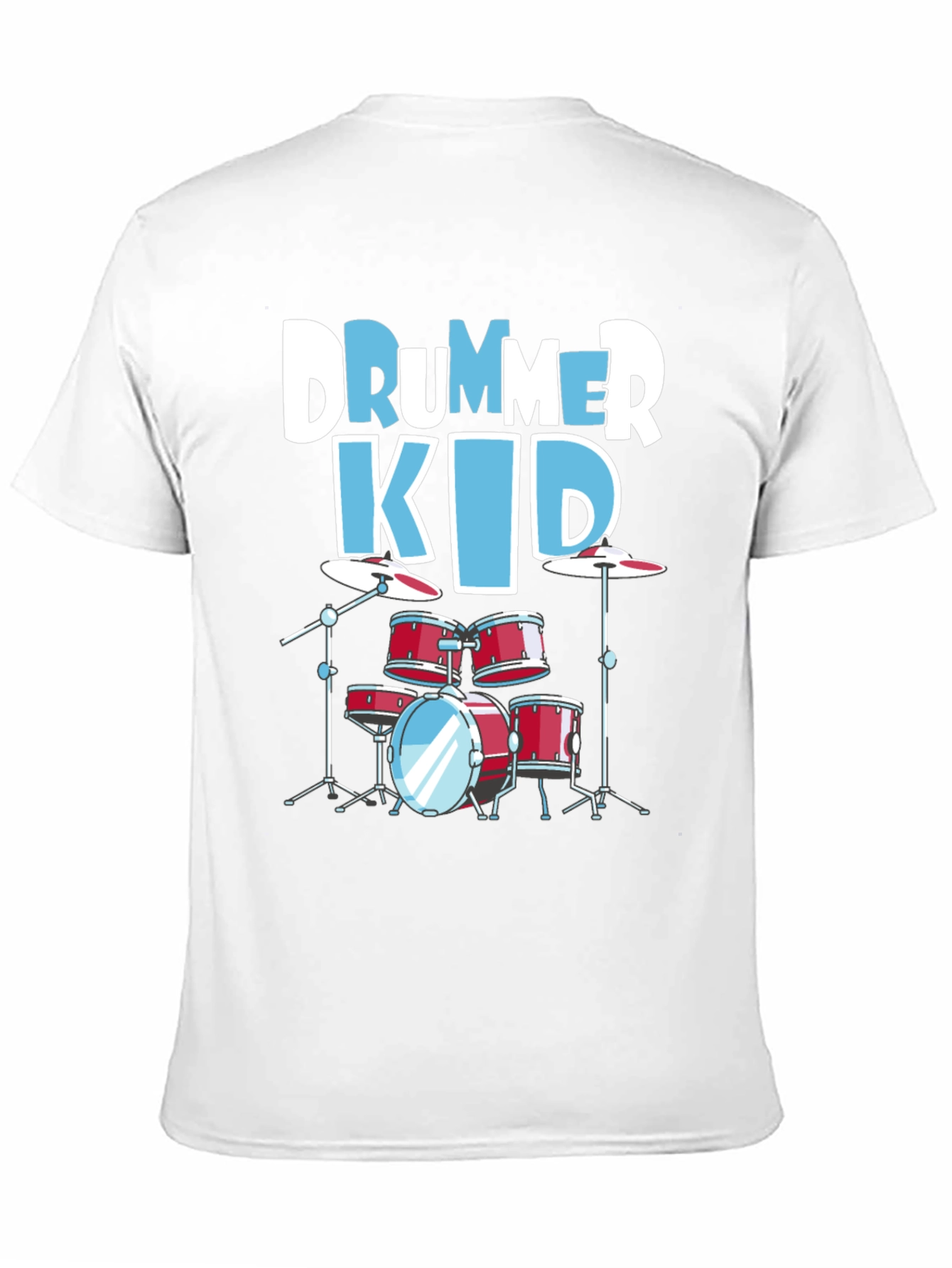 Drummer Kid Graphic Tee - Music Lover T-Shirt