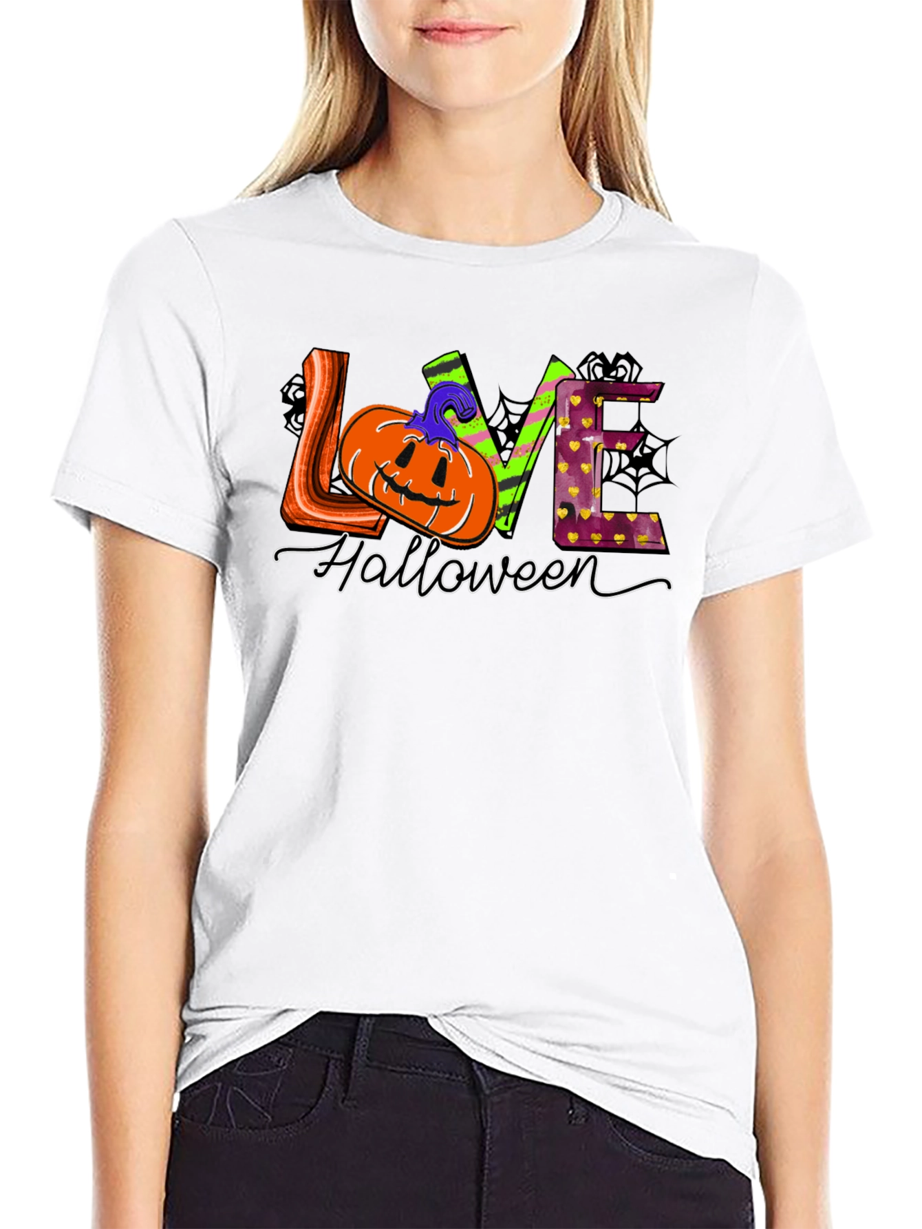 Halloween Love Graphic T-Shirt
