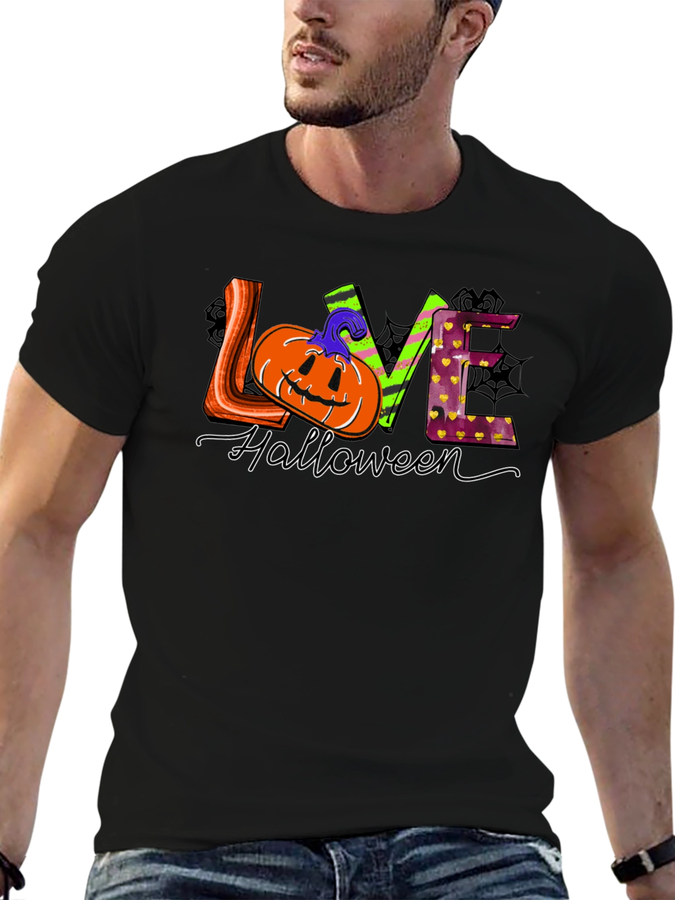 Halloween Love Graphic T-Shirt