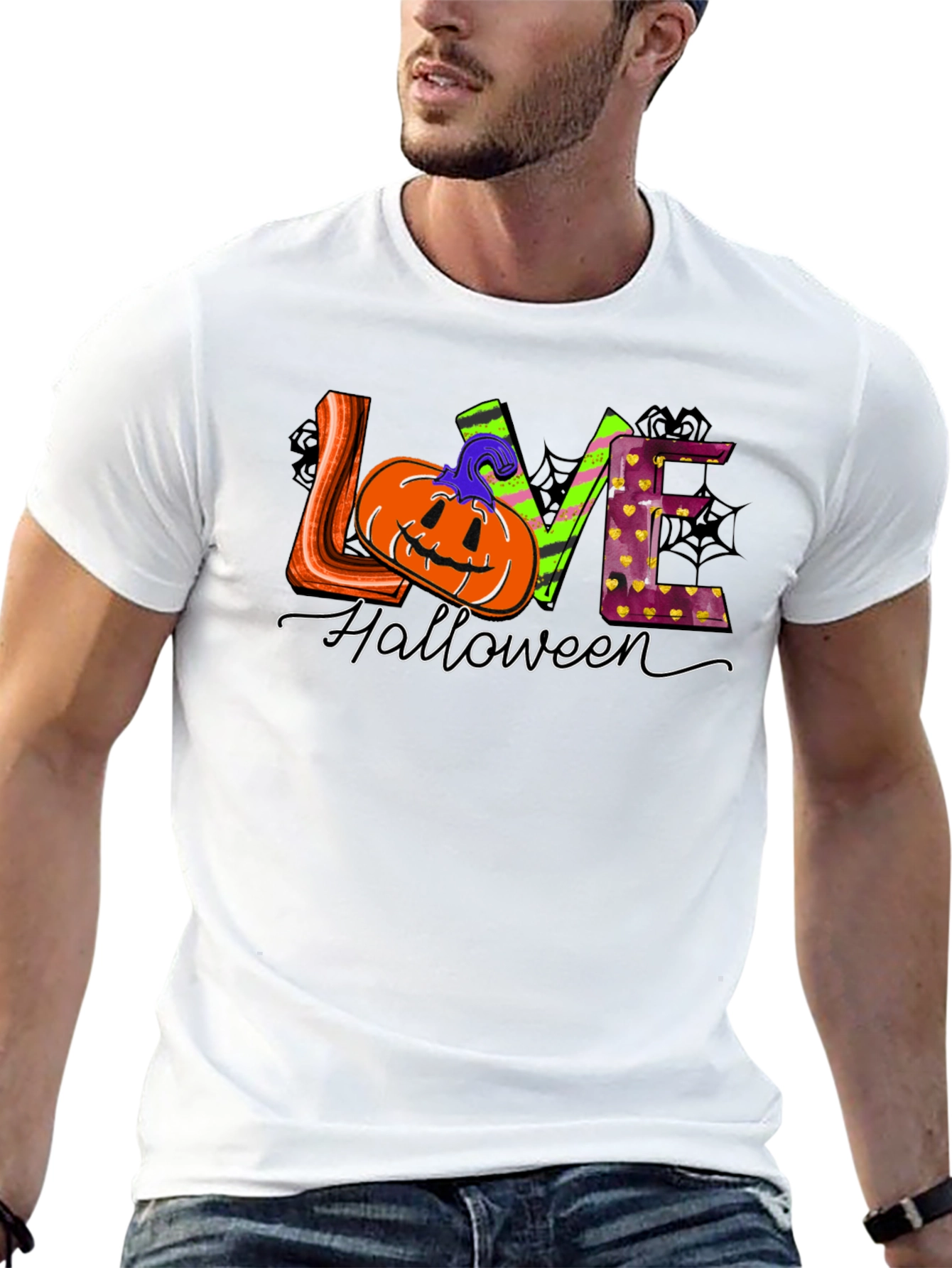 Halloween Love Graphic T-Shirt