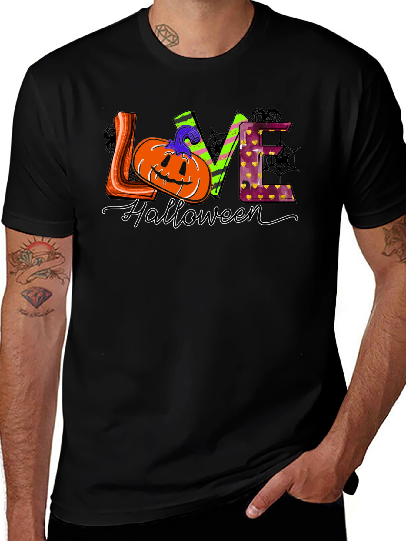 Halloween Love Graphic T-Shirt