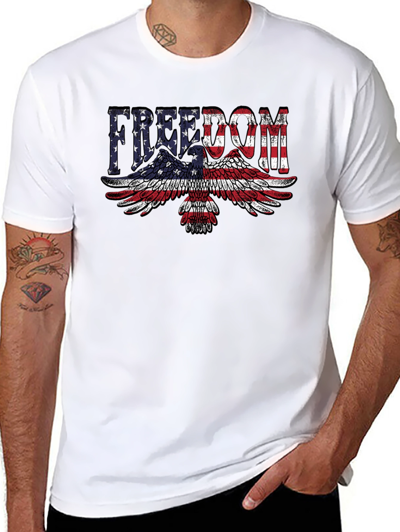 Freedom Eagle American Flag T-Shirt