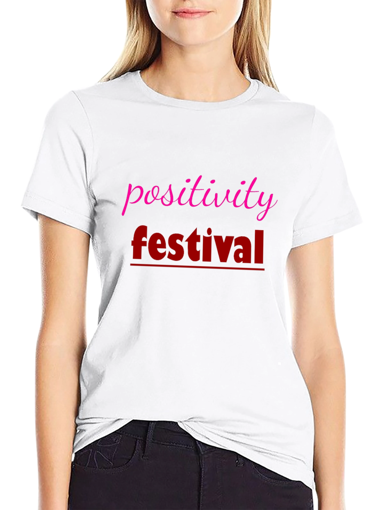 Positivity Festival T-Shirt - Black