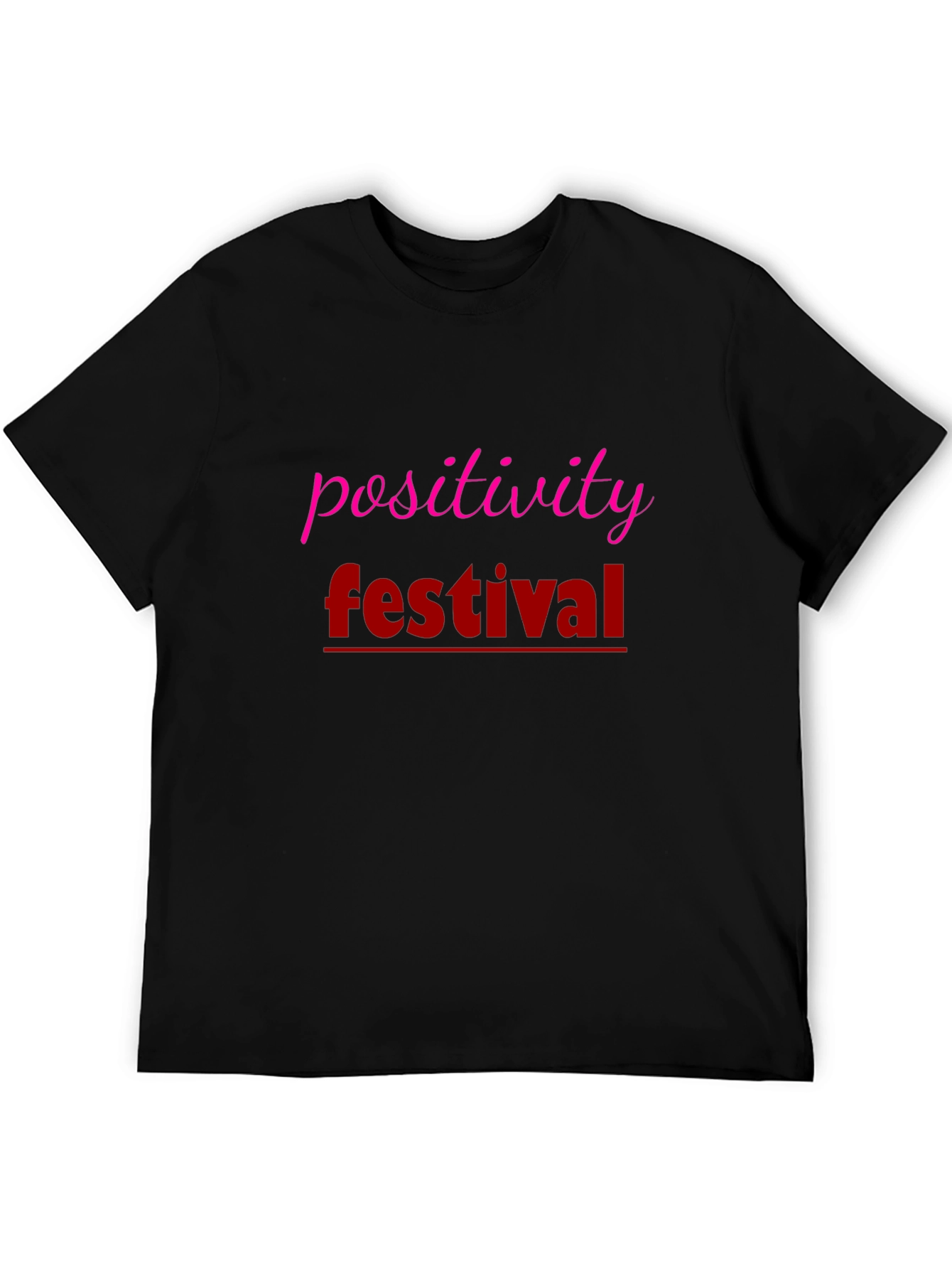 Positivity Festival T-Shirt - Black