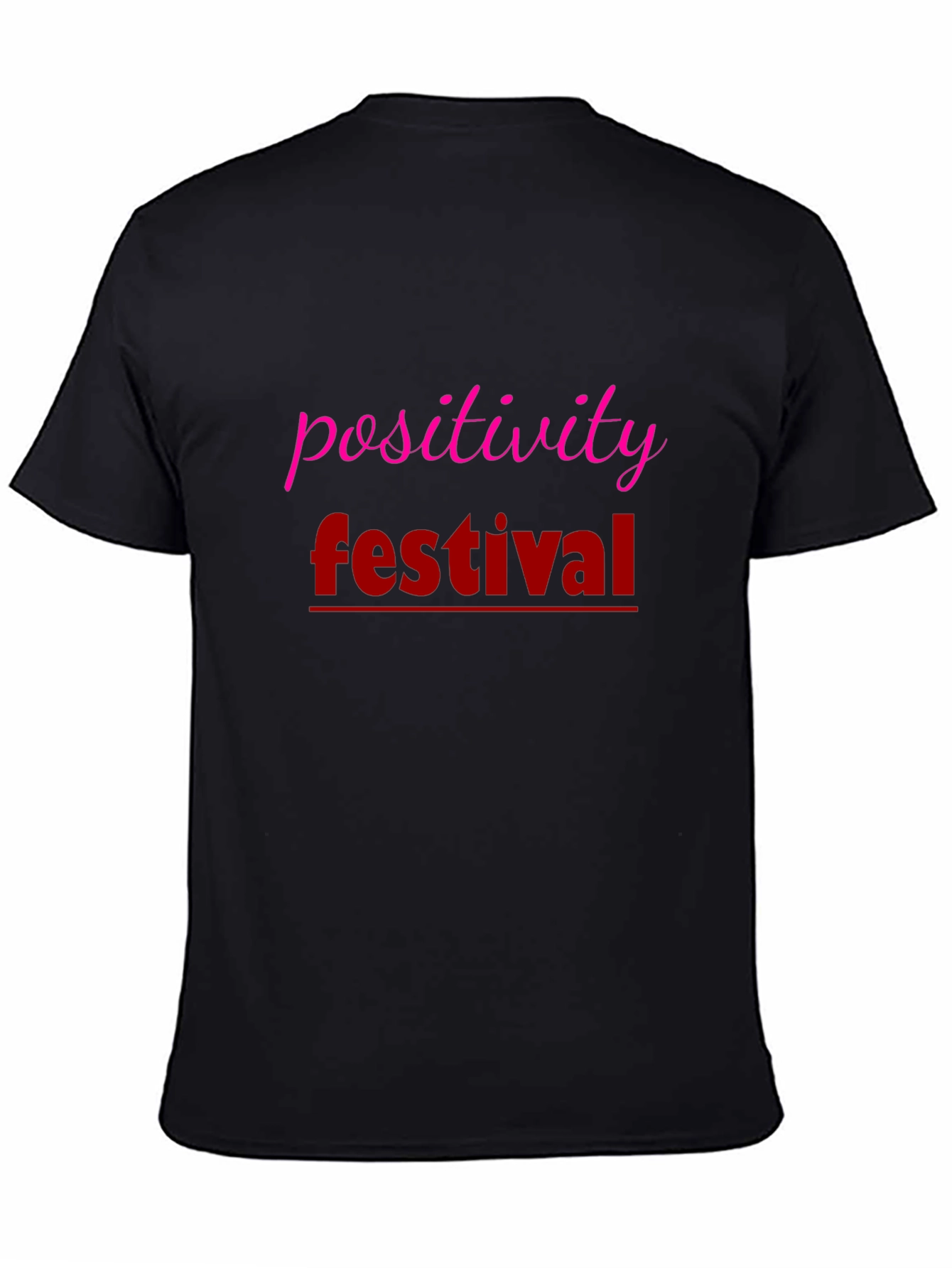 Positivity Festival T-Shirt - Black
