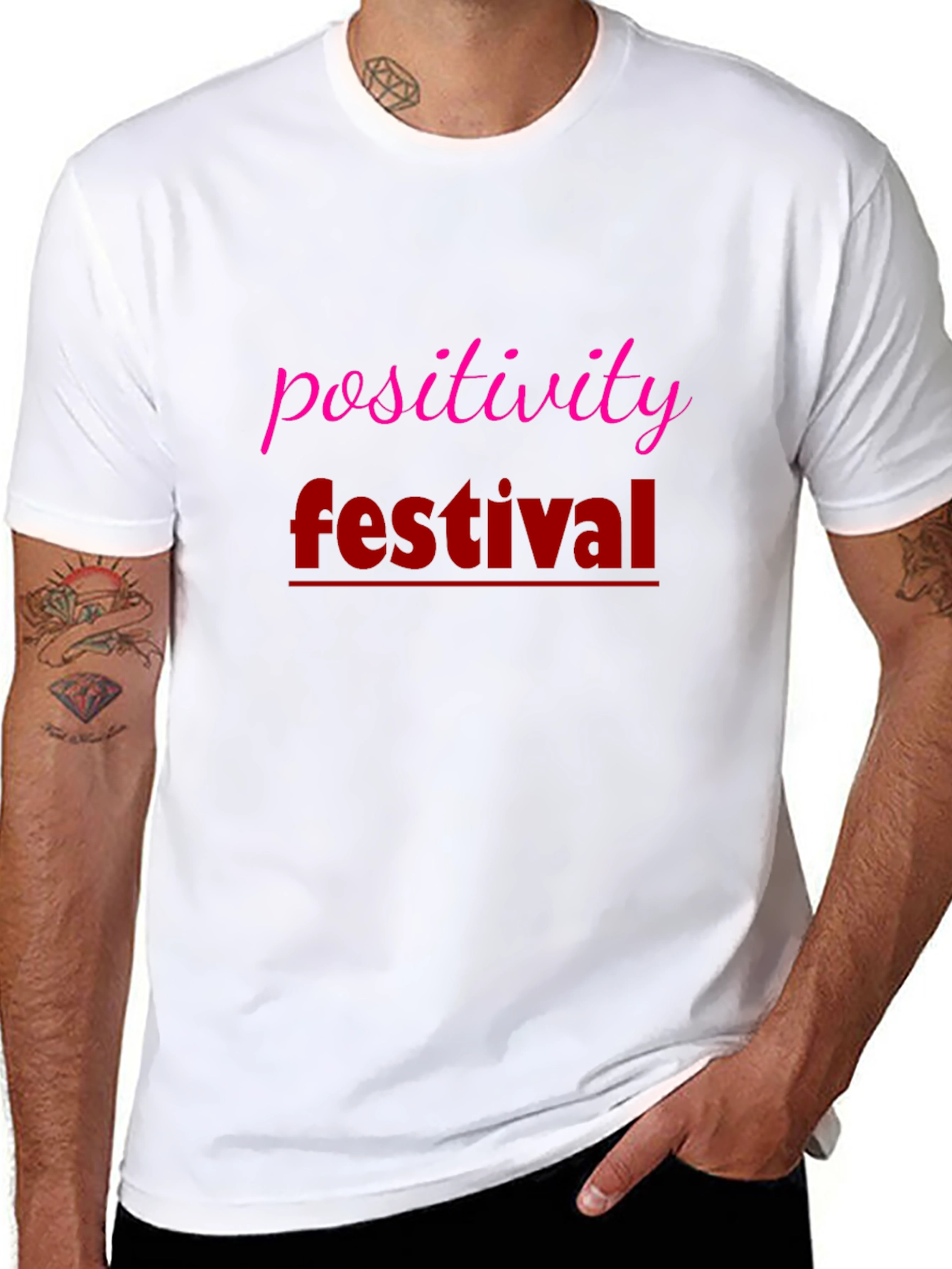 Positivity Festival T-Shirt - Black