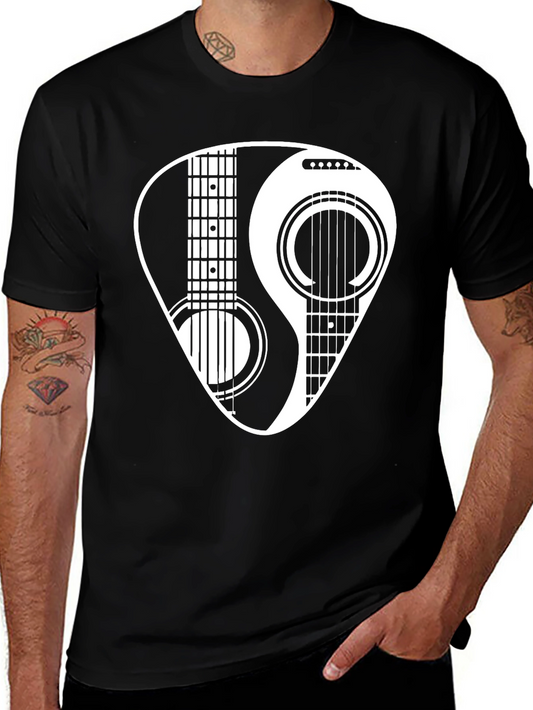 Yin Yang Guitar Pick T-Shirt