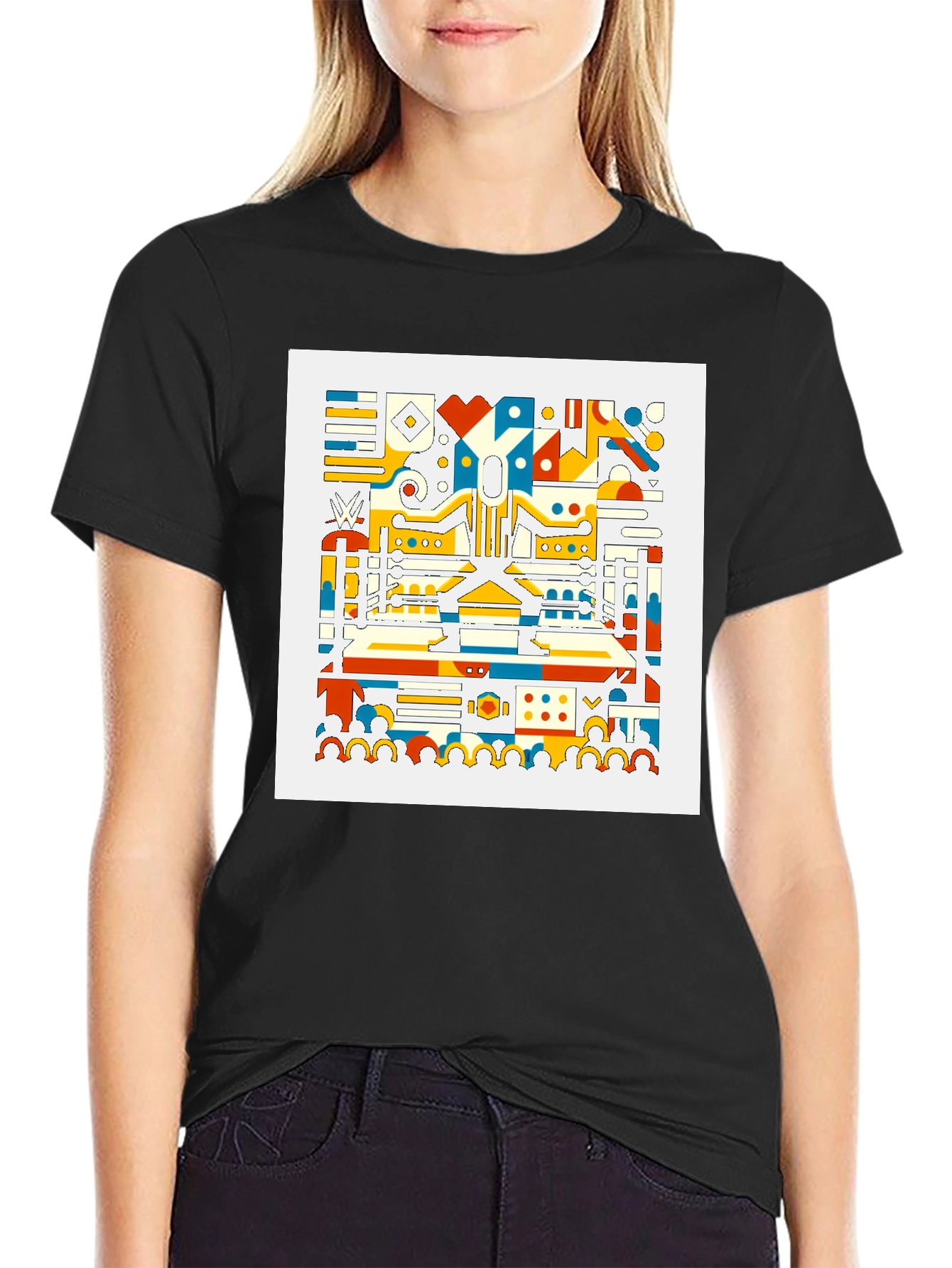 Abstract Geometric Art T-Shirt