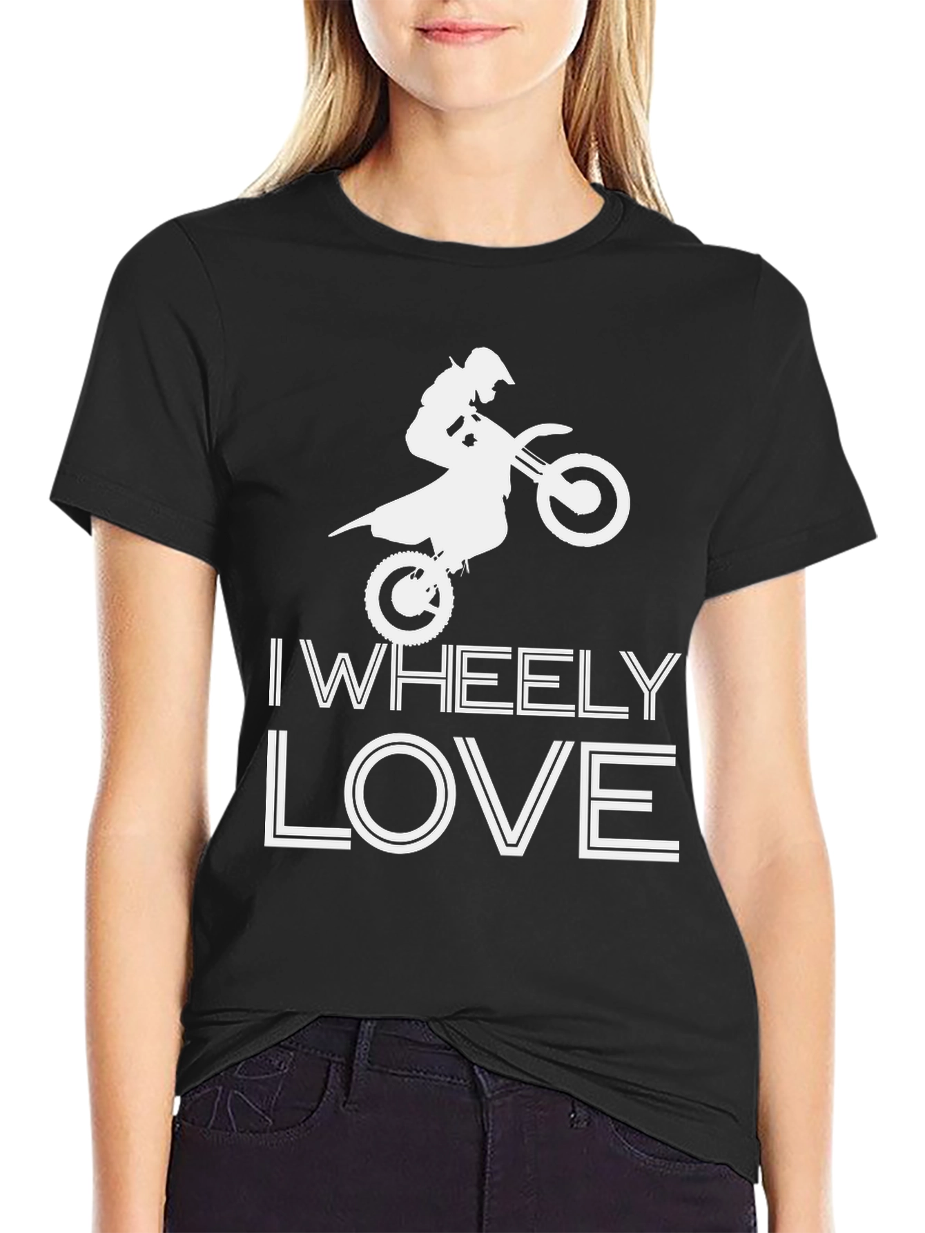 I Wheely Love T-Shirt - Motocross Design