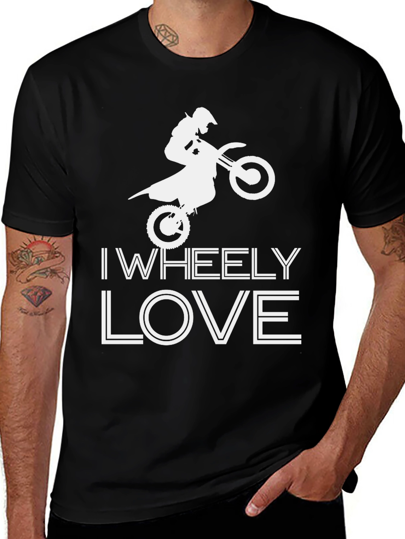 I Wheely Love T-Shirt - Motocross Design
