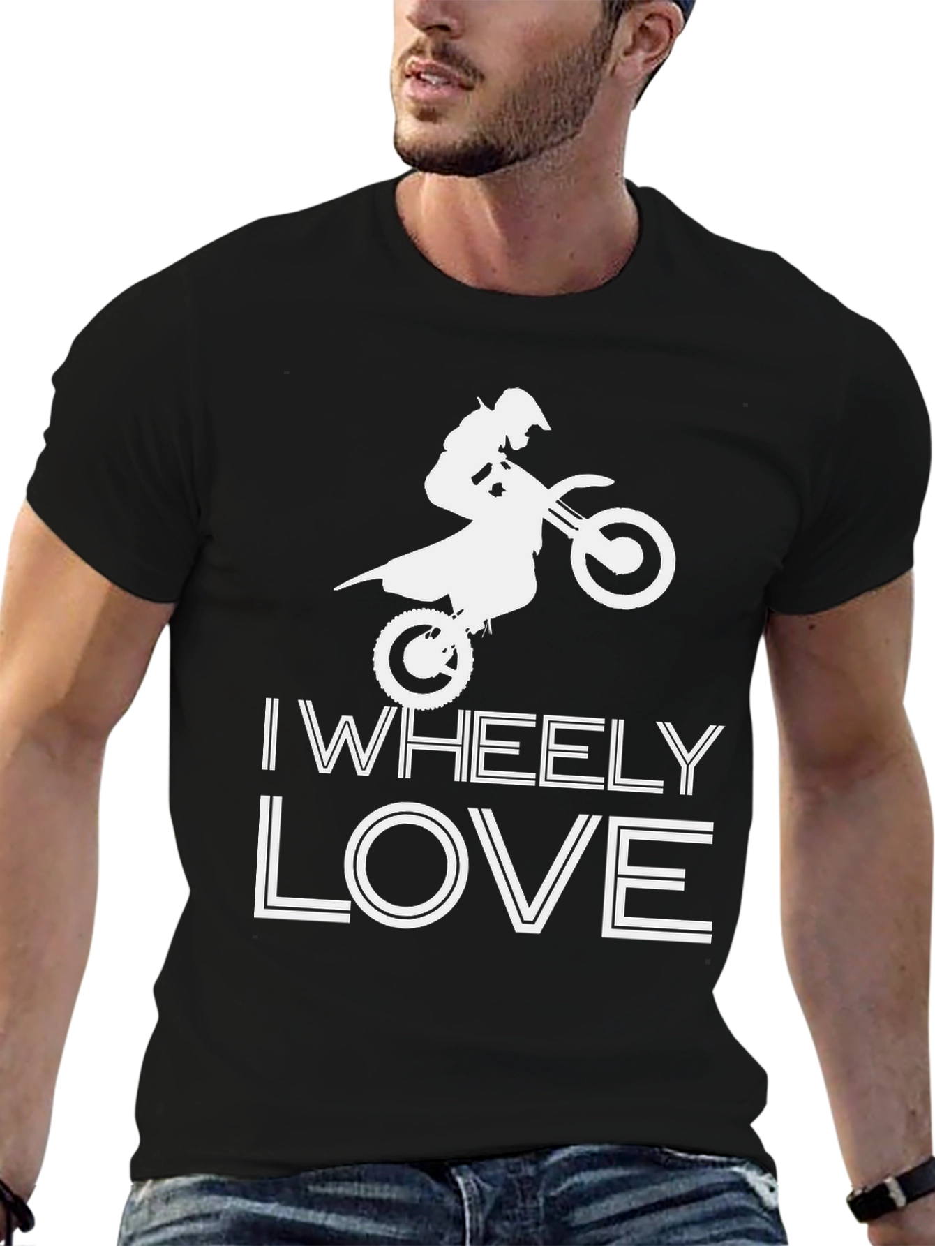 I Wheely Love T-Shirt - Motocross Design