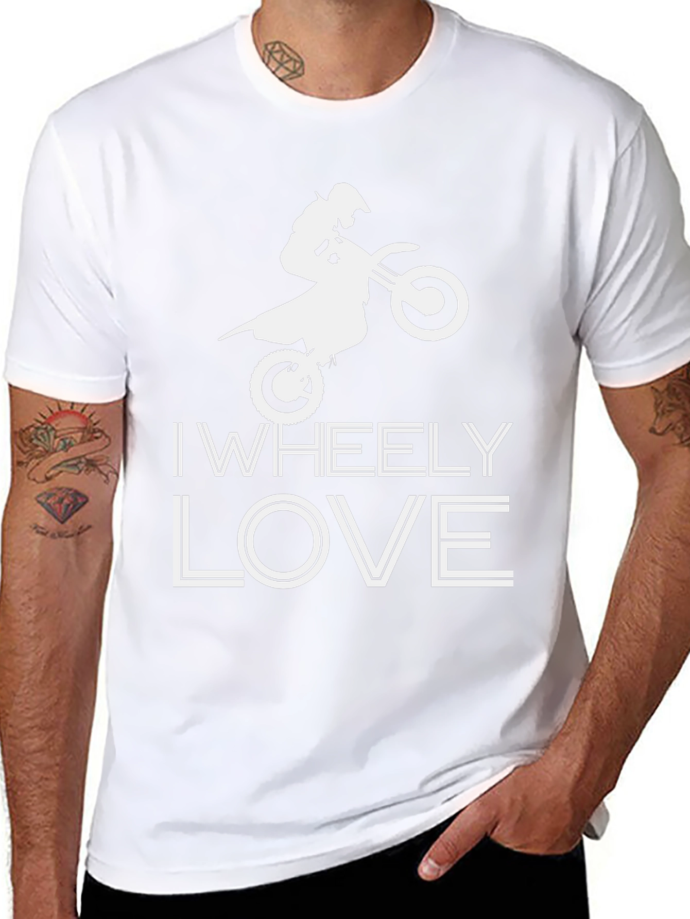 I Wheely Love T-Shirt - Motocross Design