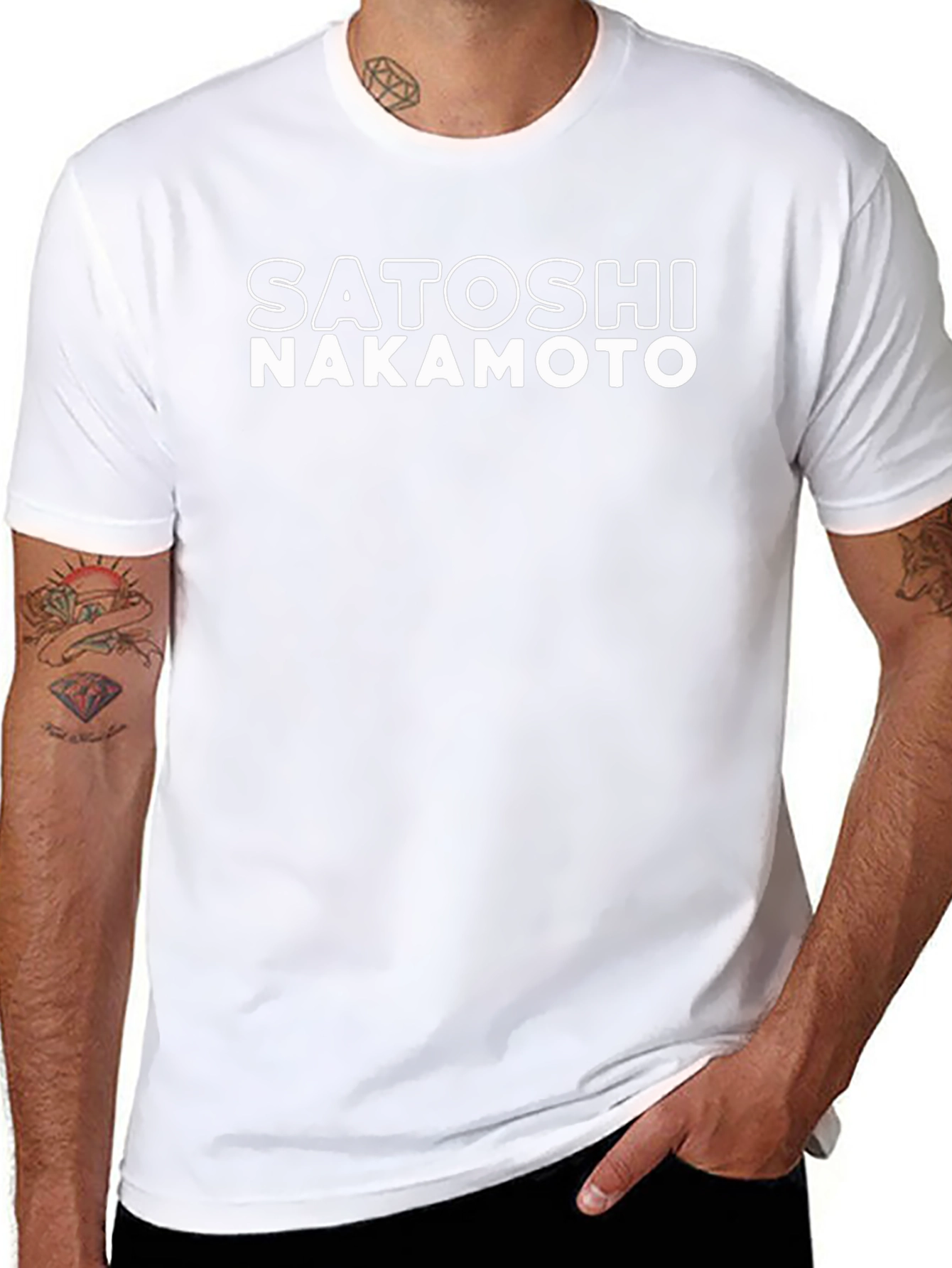 Satoshi Nakamoto Graphic Tee - Crypto Enthusiast Shirt