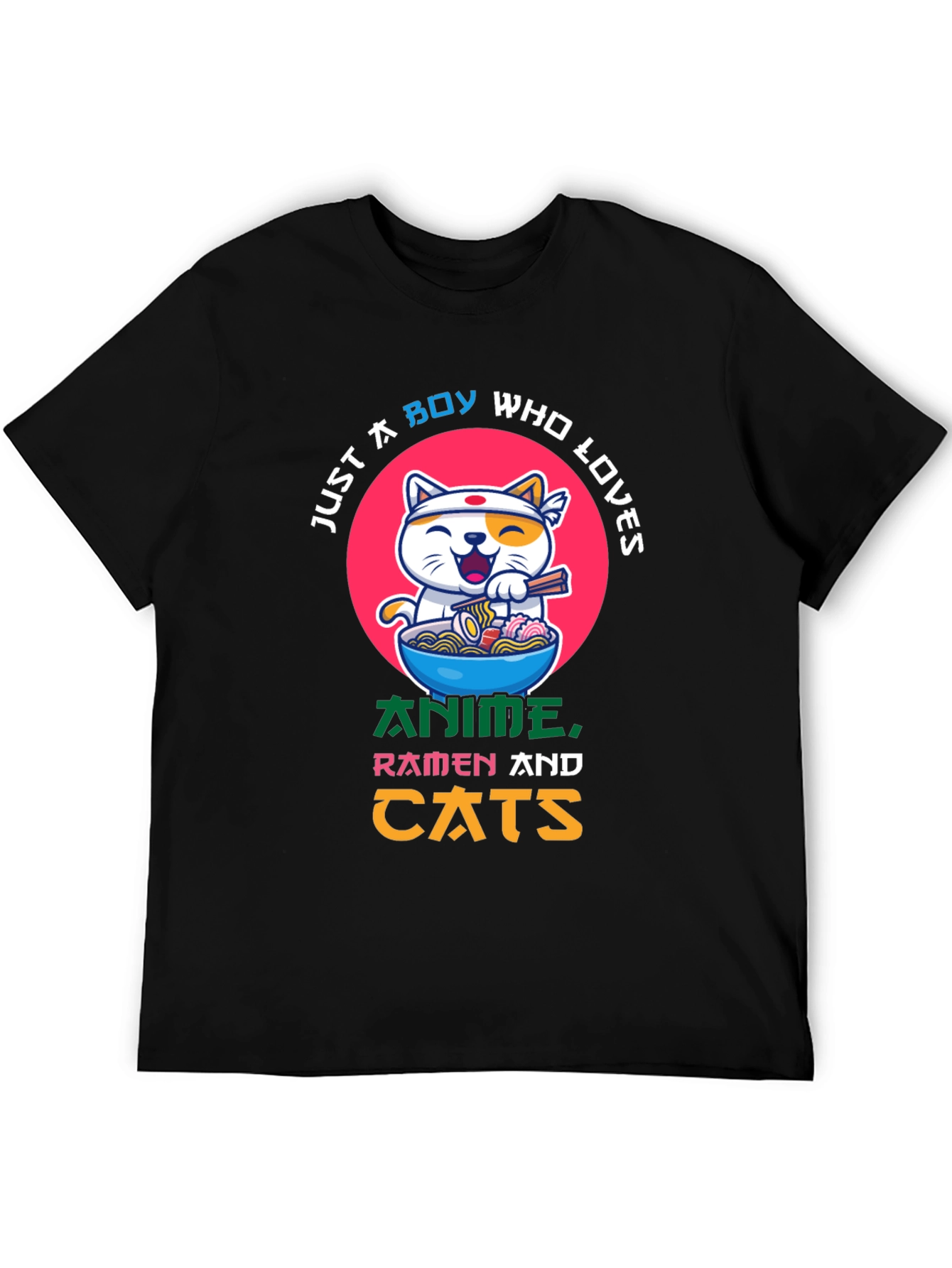 Anime Ramen Cat Lover T-Shirt