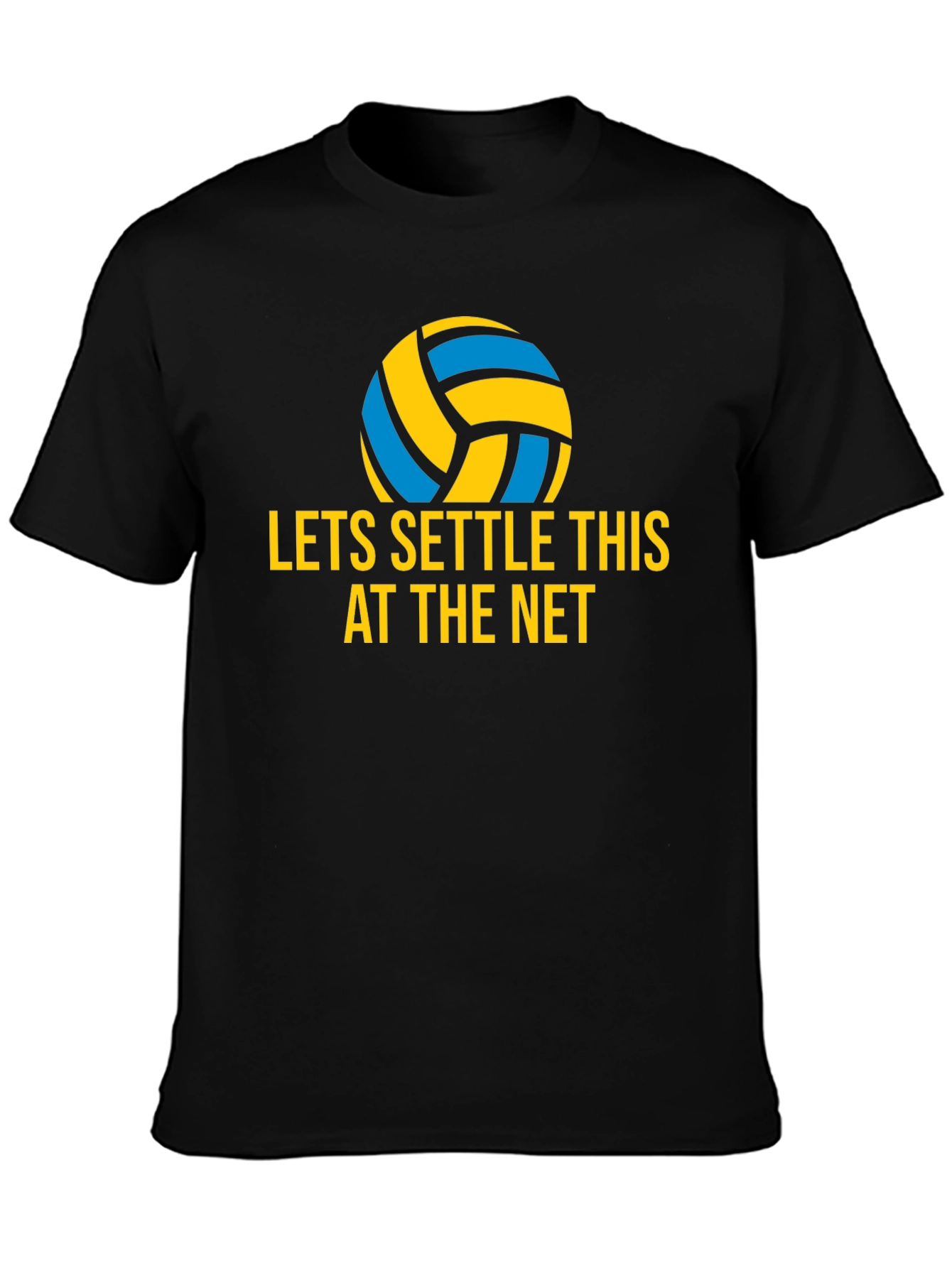 Volleyball Settle This at The Net Graphic Tee