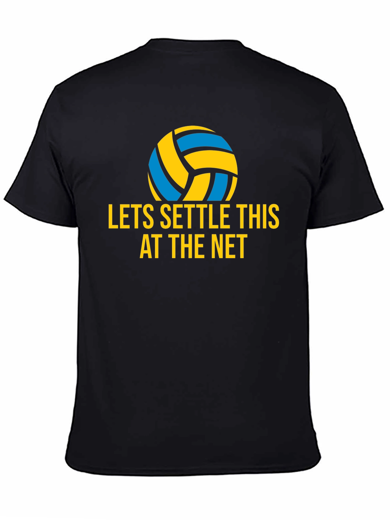Volleyball Settle This at The Net Graphic Tee