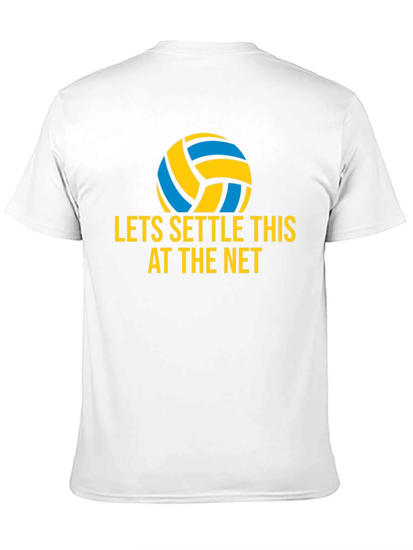 Volleyball Settle This at The Net Graphic Tee