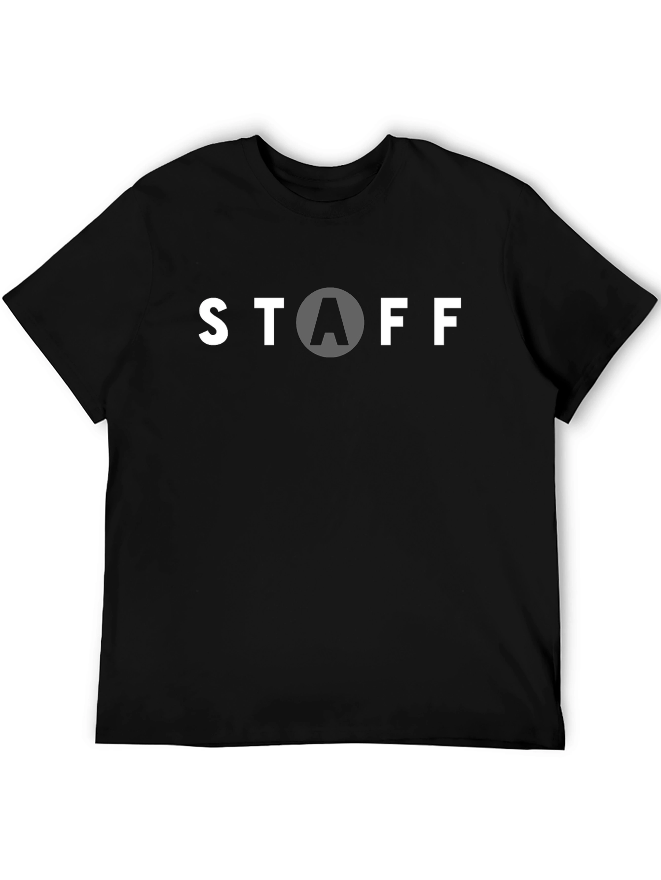 Staff Crew Neck T-Shirt - Black