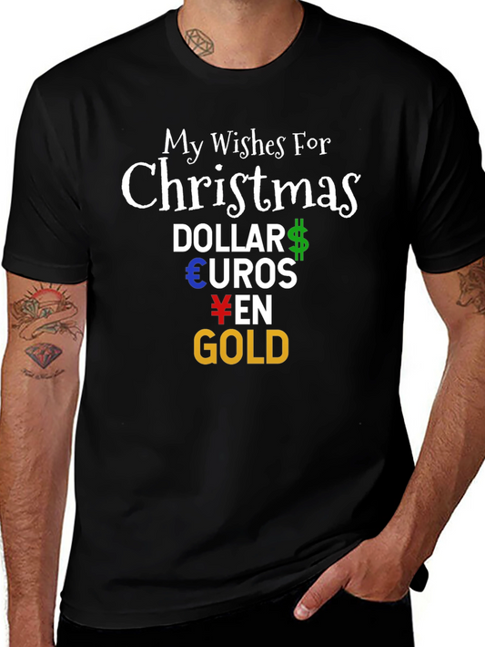 Funny Christmas Money Wishes T-Shirt