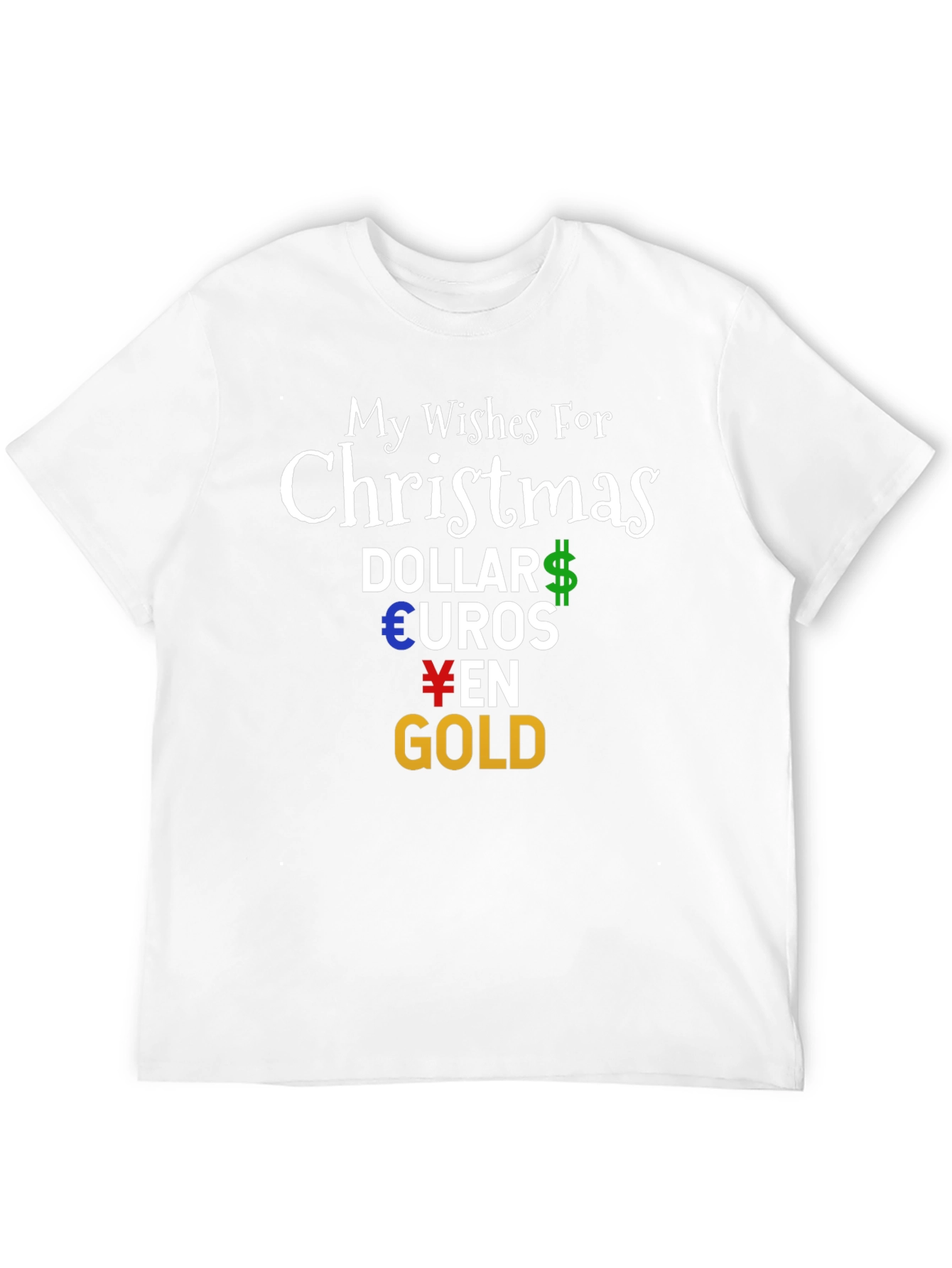 Funny Christmas Money Wishes T-Shirt