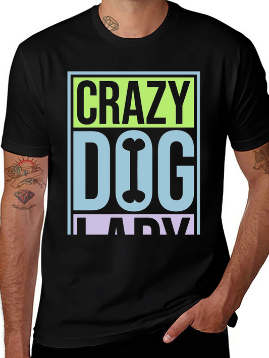 Crazy Dog Lady Graphic T-Shirt