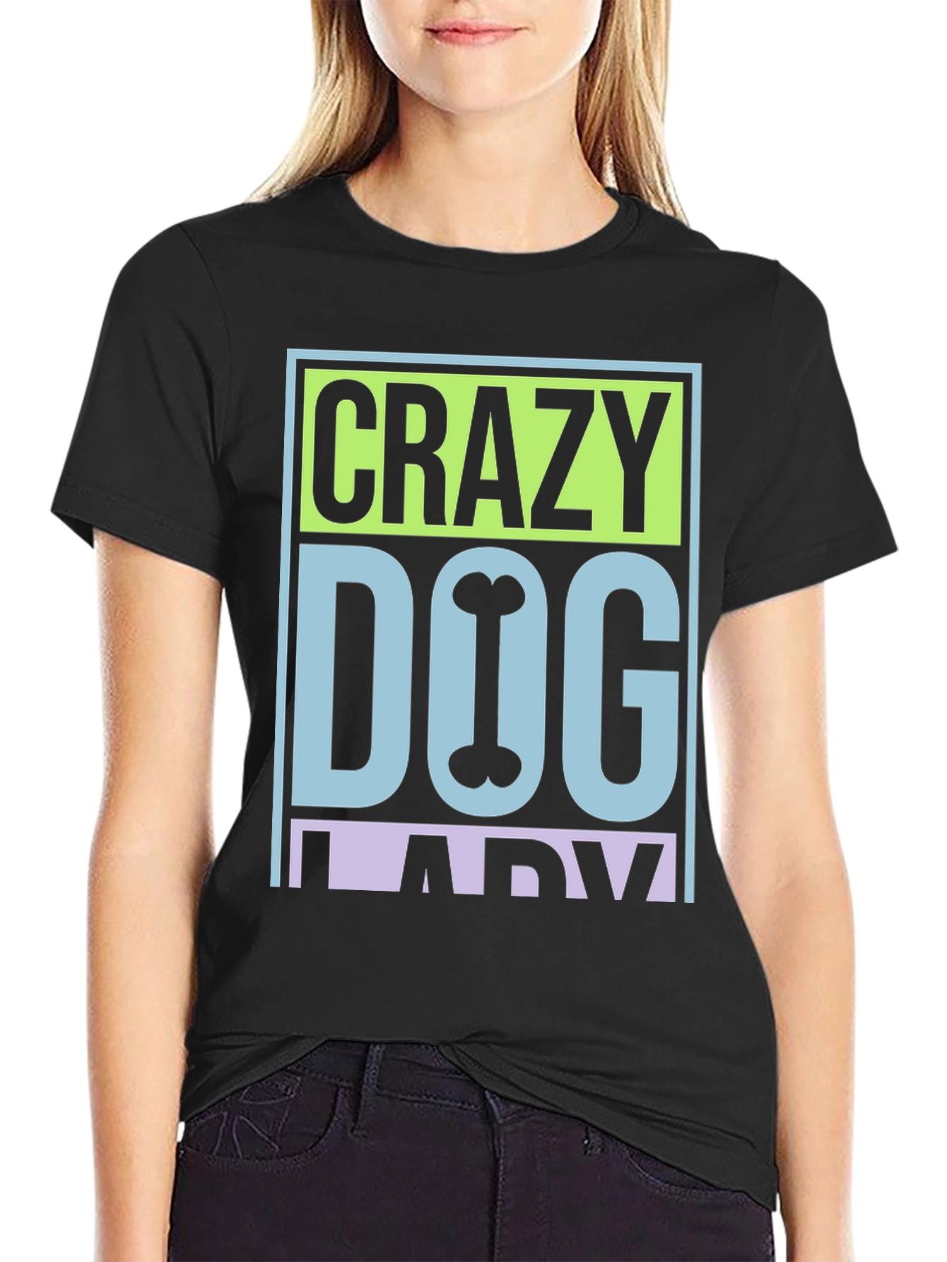Crazy Dog Lady Graphic T-Shirt