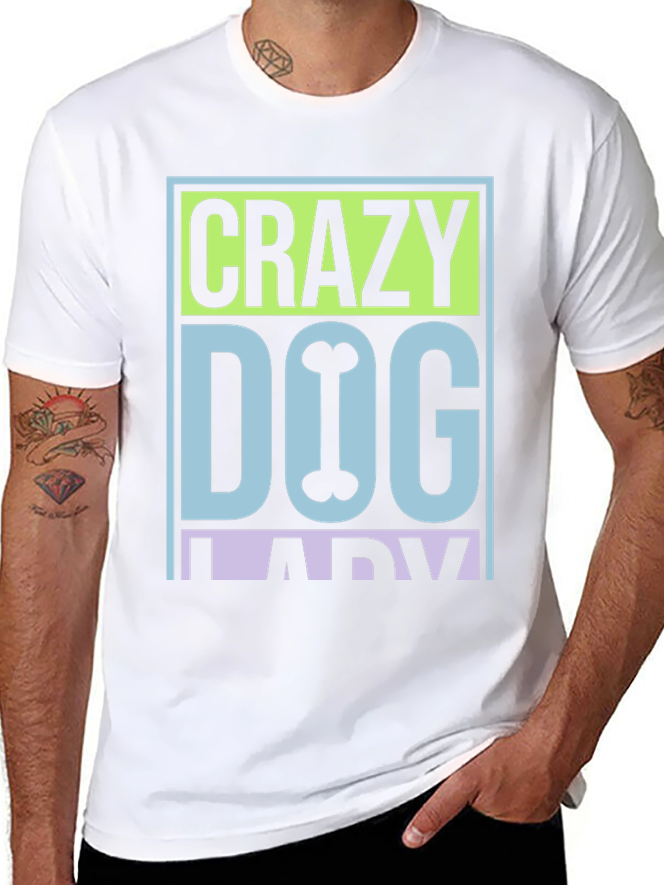 Crazy Dog Lady Graphic T-Shirt
