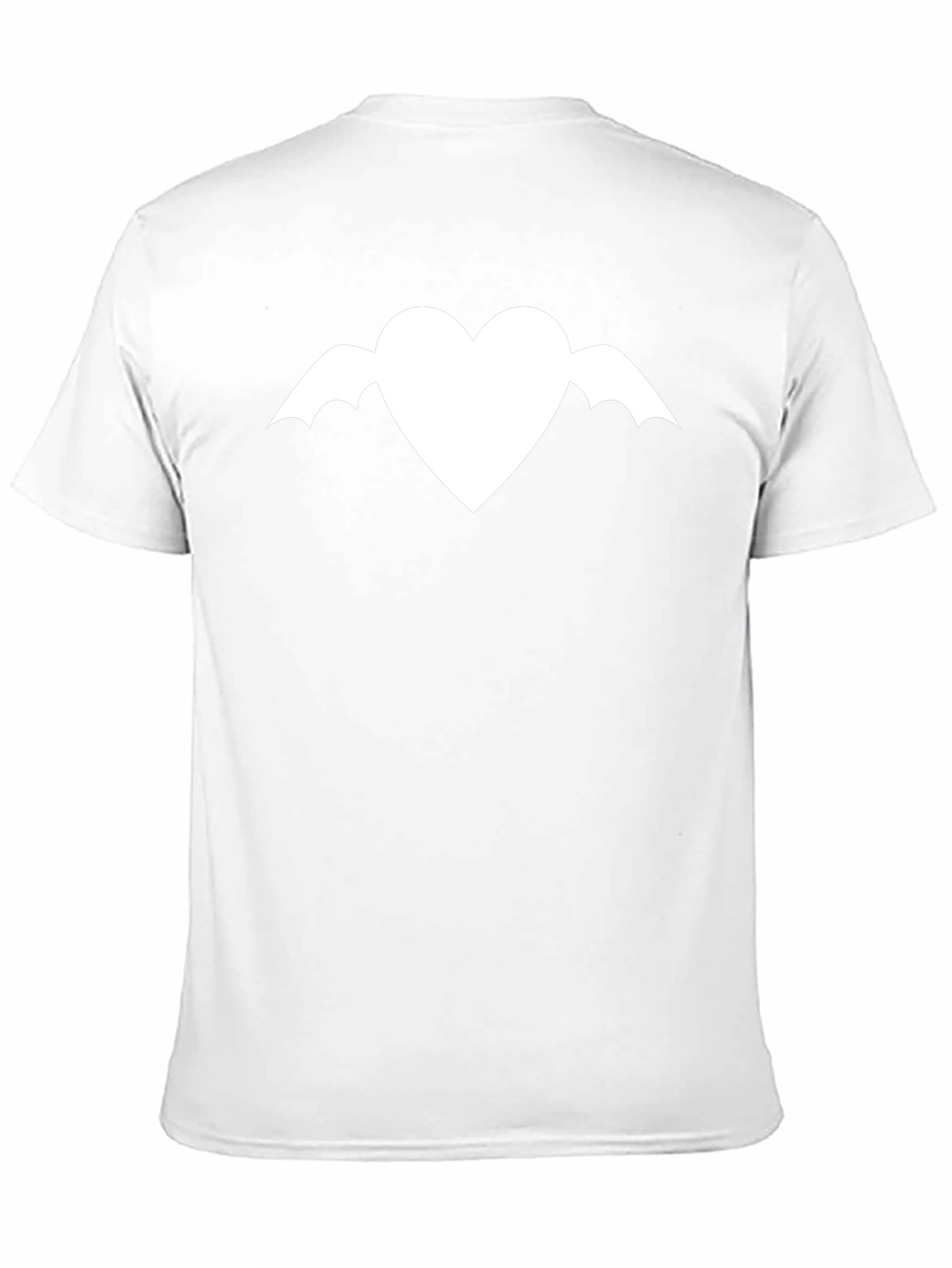 Winged Heart Graphic Tee - Modern Black T-Shirt