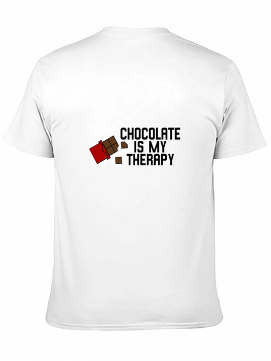 Chocolate Therapy T-Shirt - Funny Graphic Tee