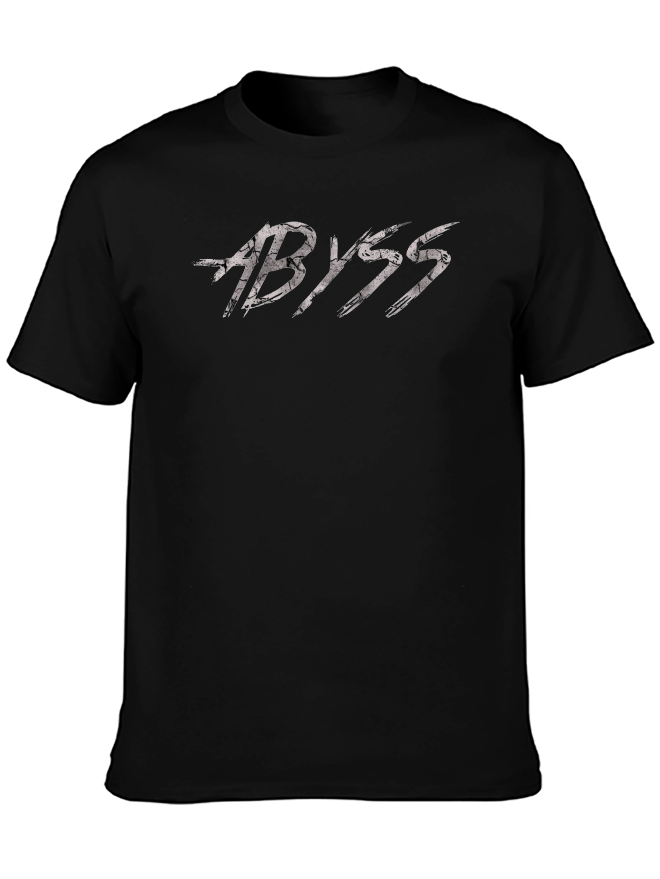 Abyss Graphic Print Black T-Shirt