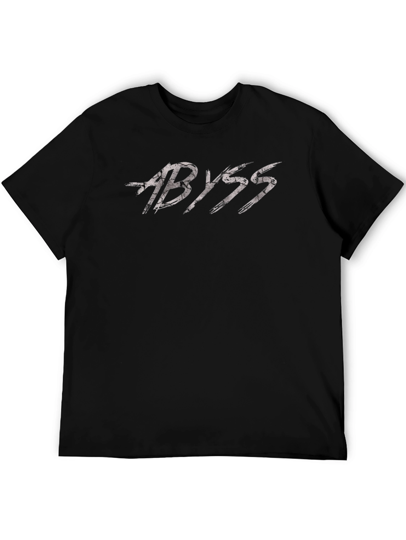 Abyss Graphic Print Black T-Shirt