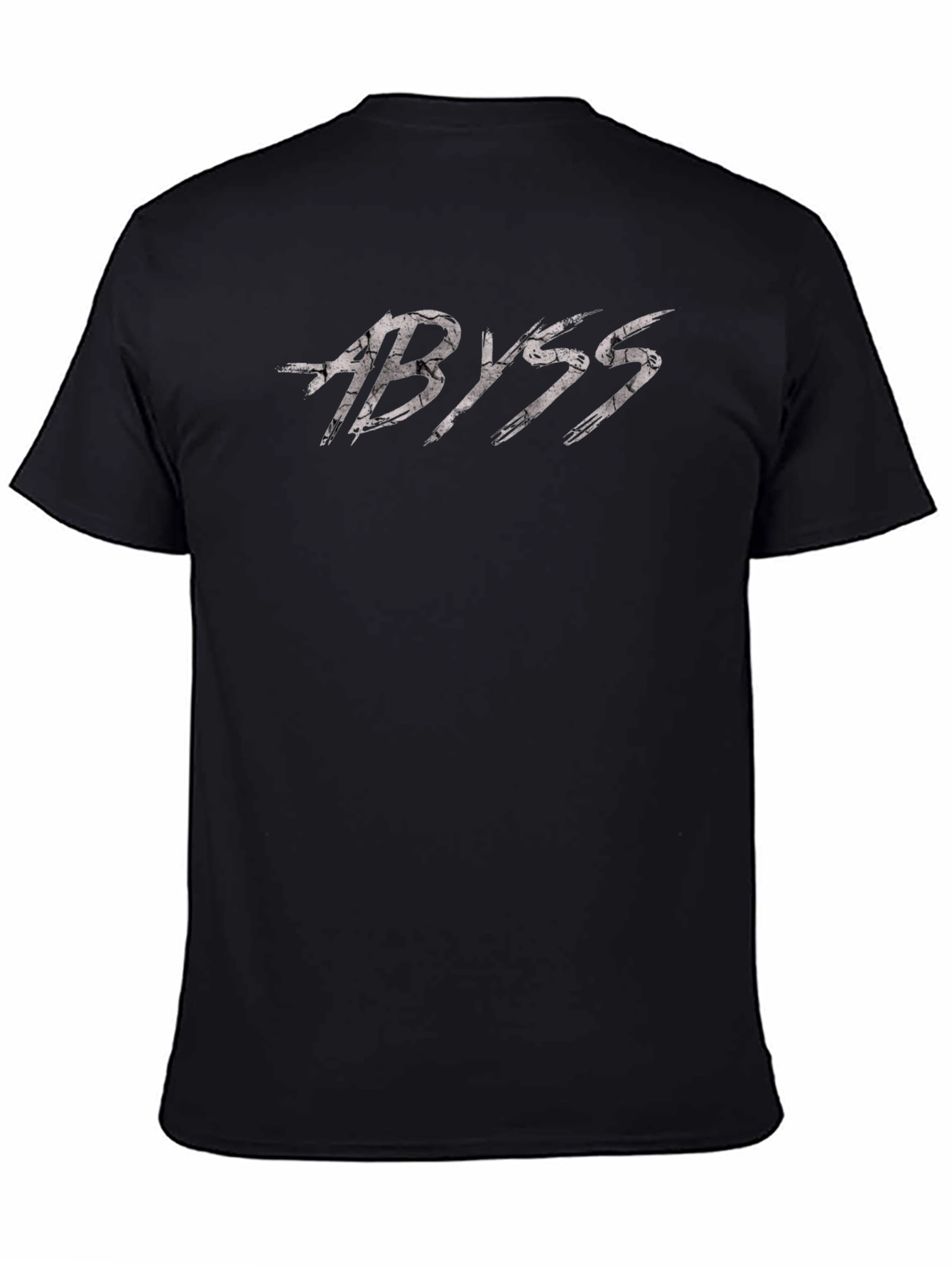 Abyss Graphic Print Black T-Shirt